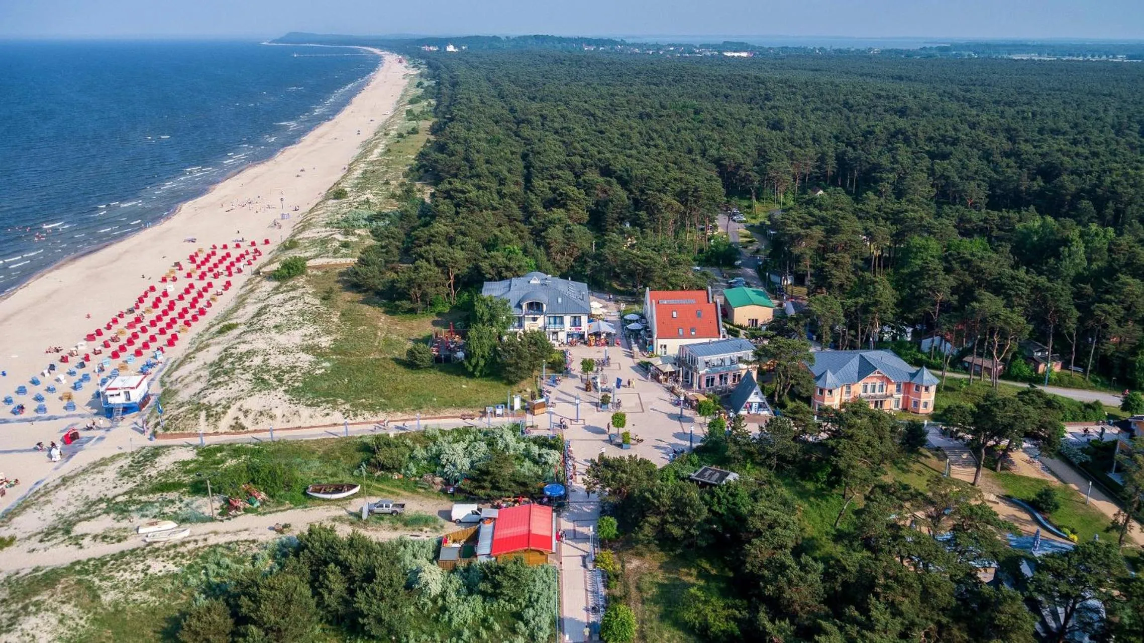Beach in Pension Fischerhaus