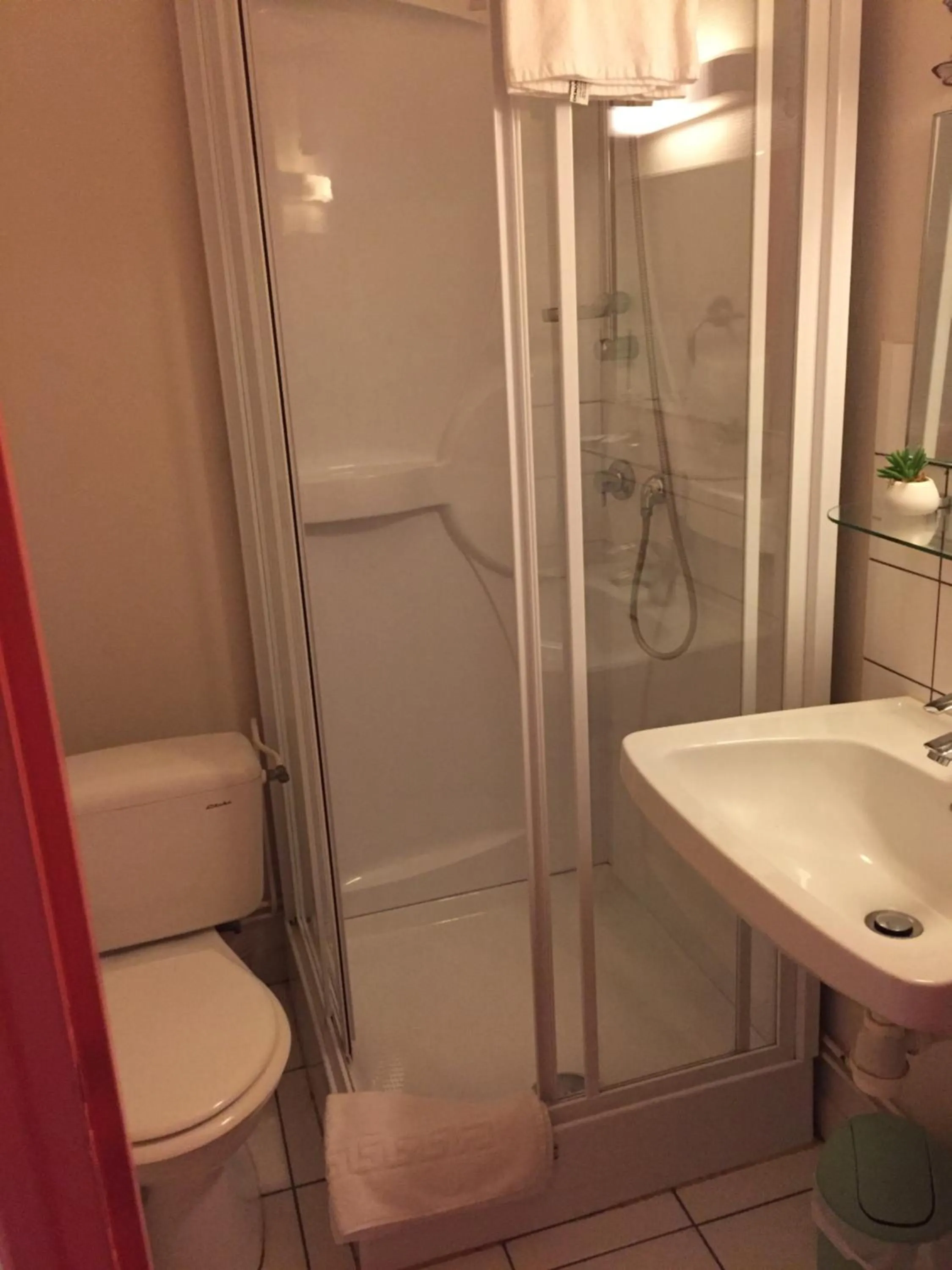 Shower in Hôtel Le Bambi