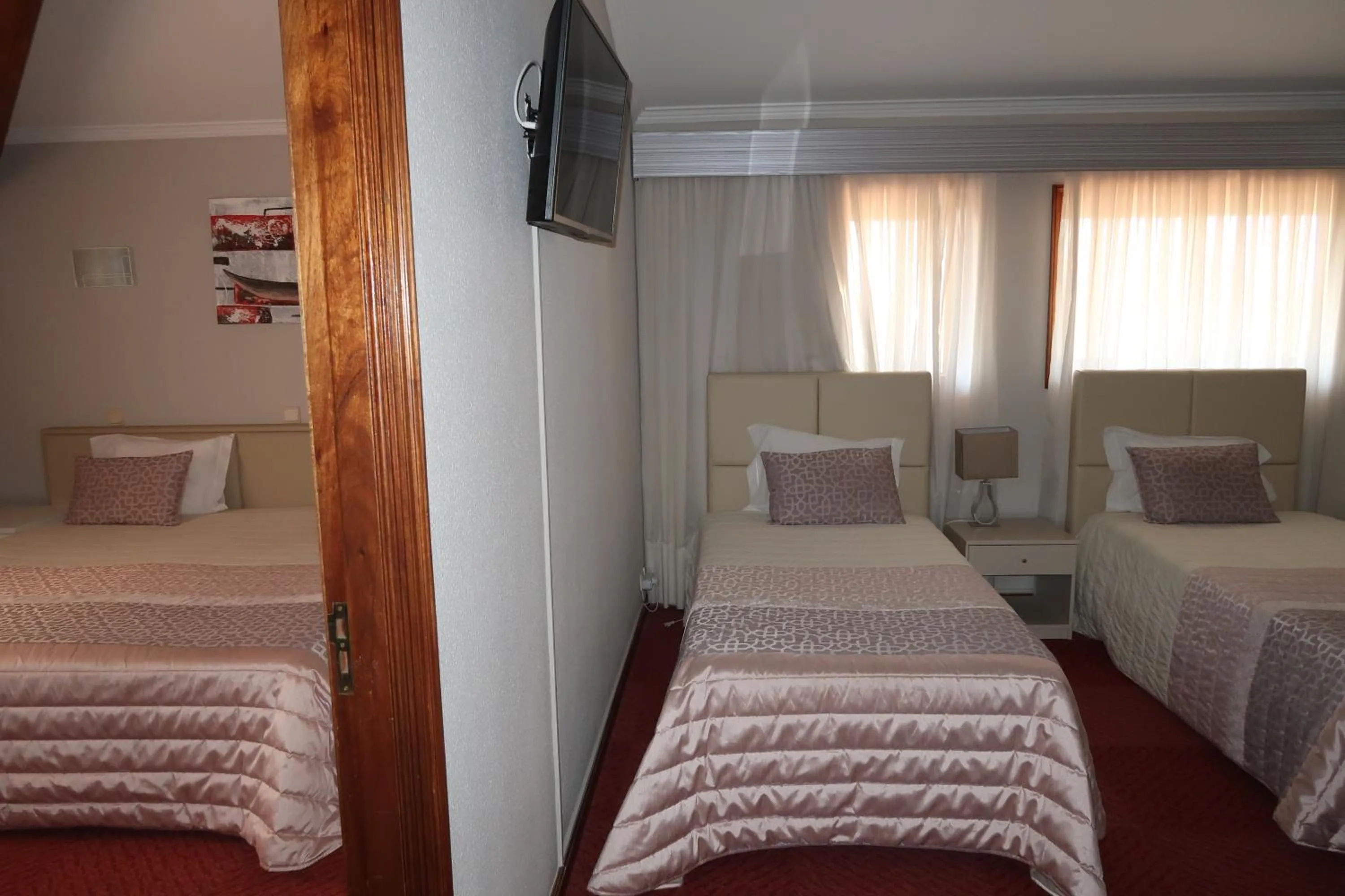 Bed in Hotel Contriz