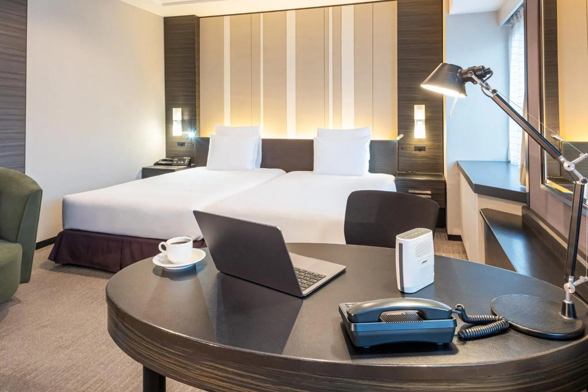 Photo of the whole room, Bed in ANA Crowne Plaza Fukuoka by IHG