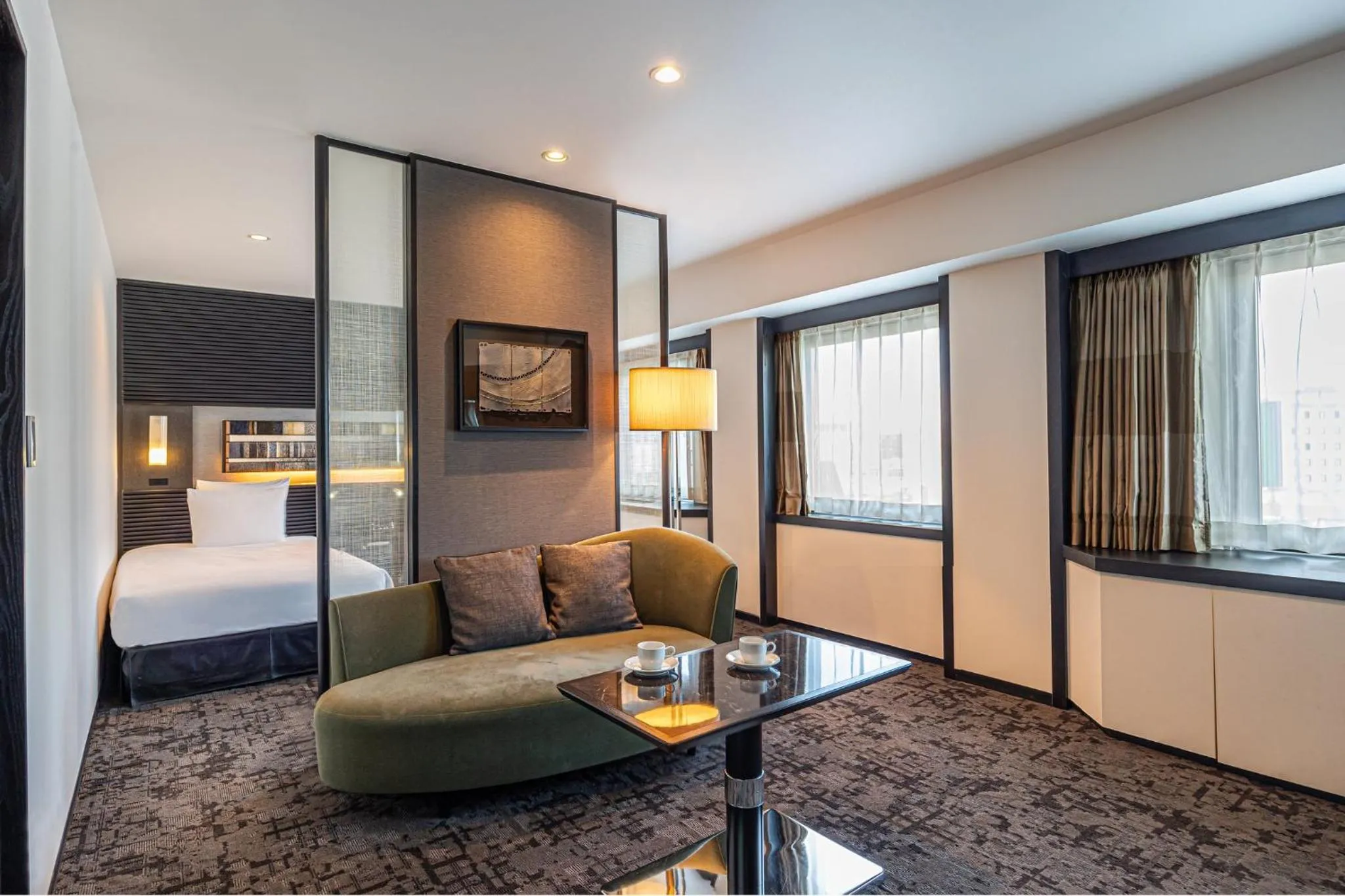 Photo of the whole room, Bed in ANA Crowne Plaza Fukuoka by IHG