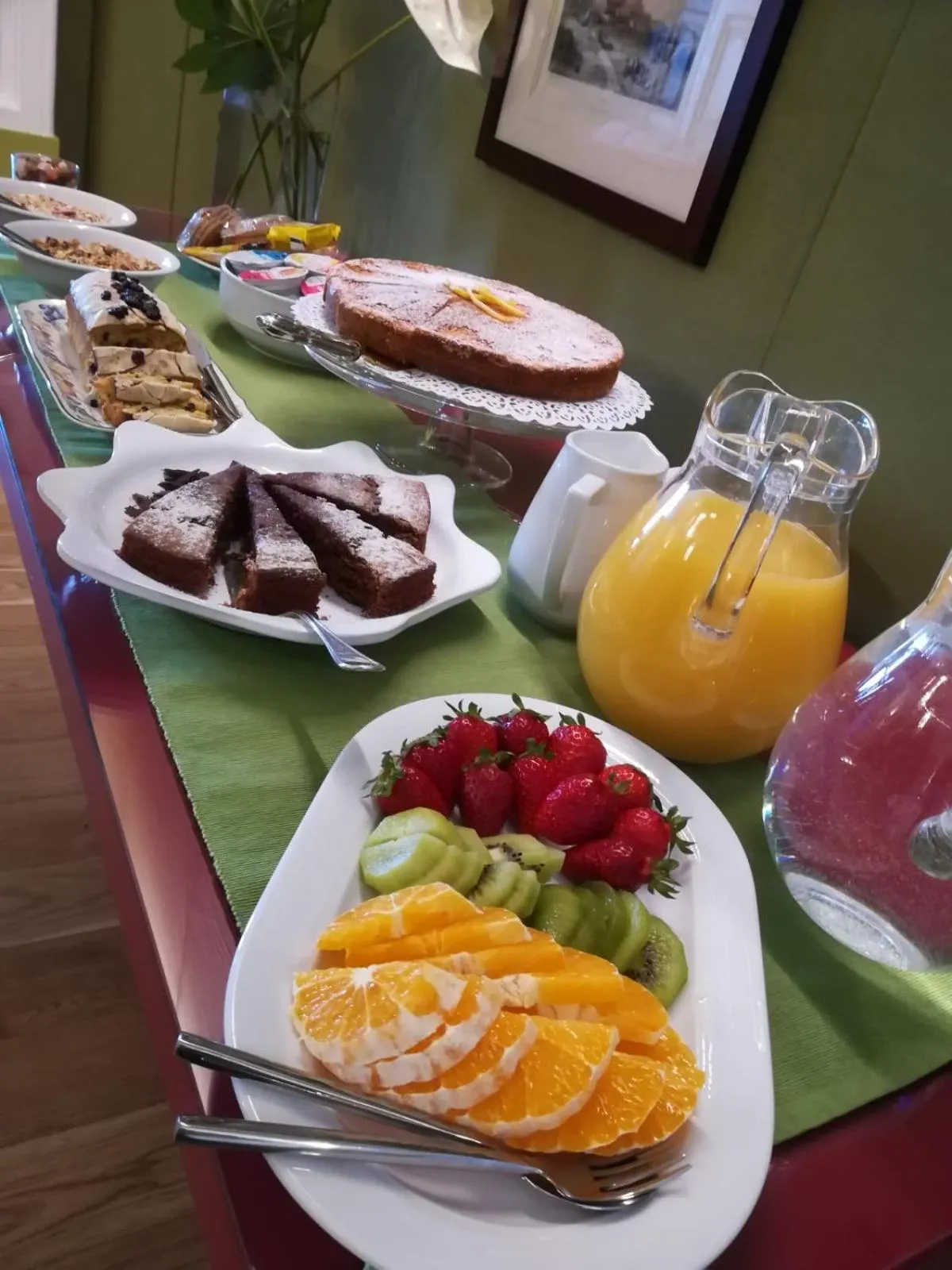 Italian breakfast in Donna Giulia, Luxury House