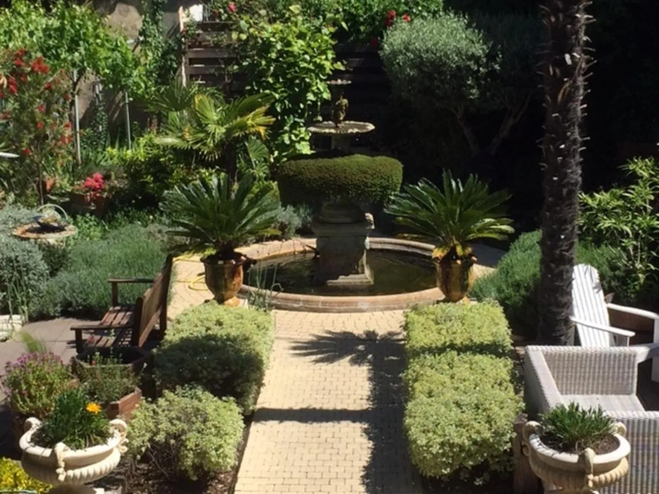Garden in O'palmier Caché