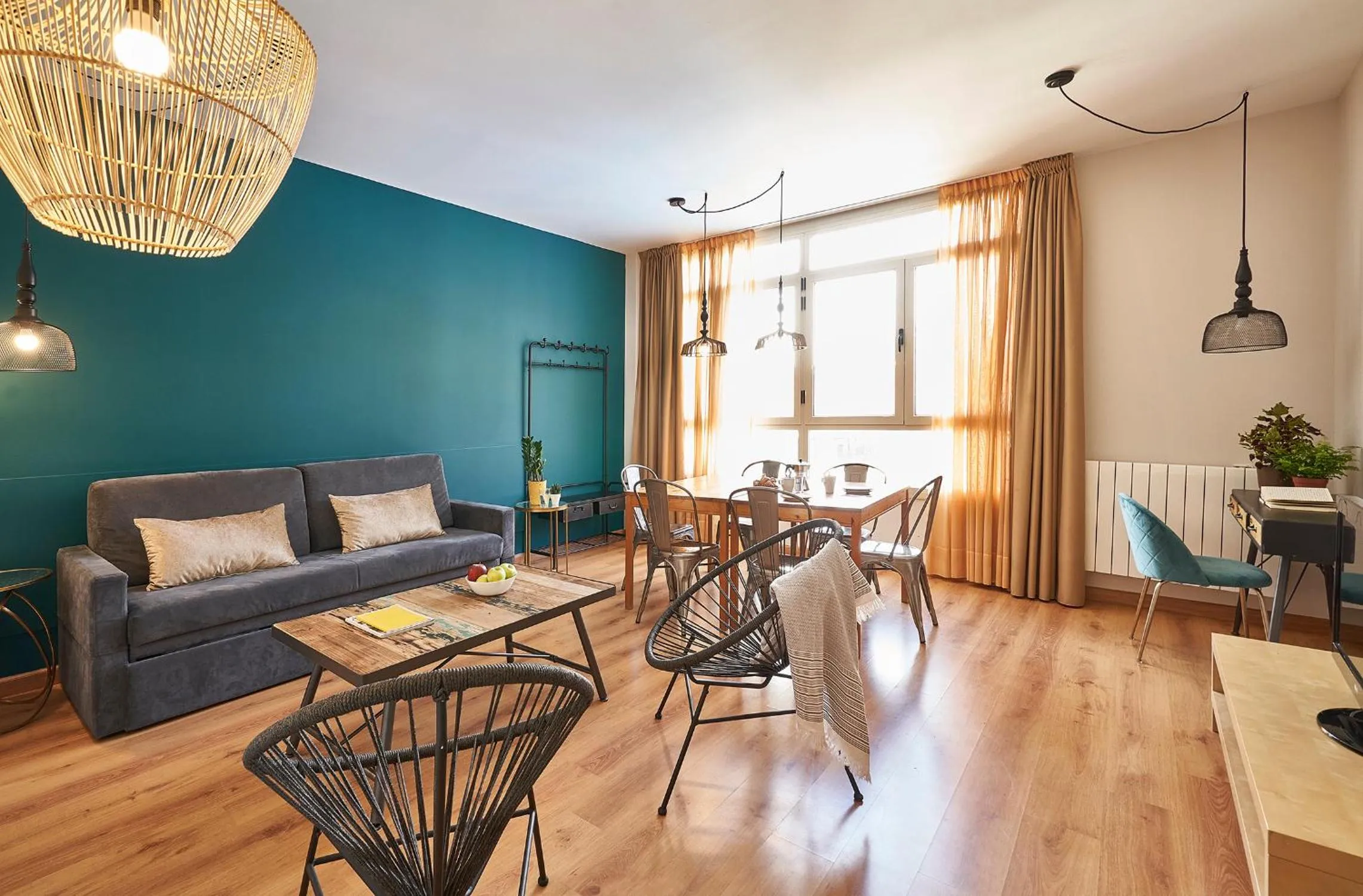 Living room in Barcelona Sants Station Apartments