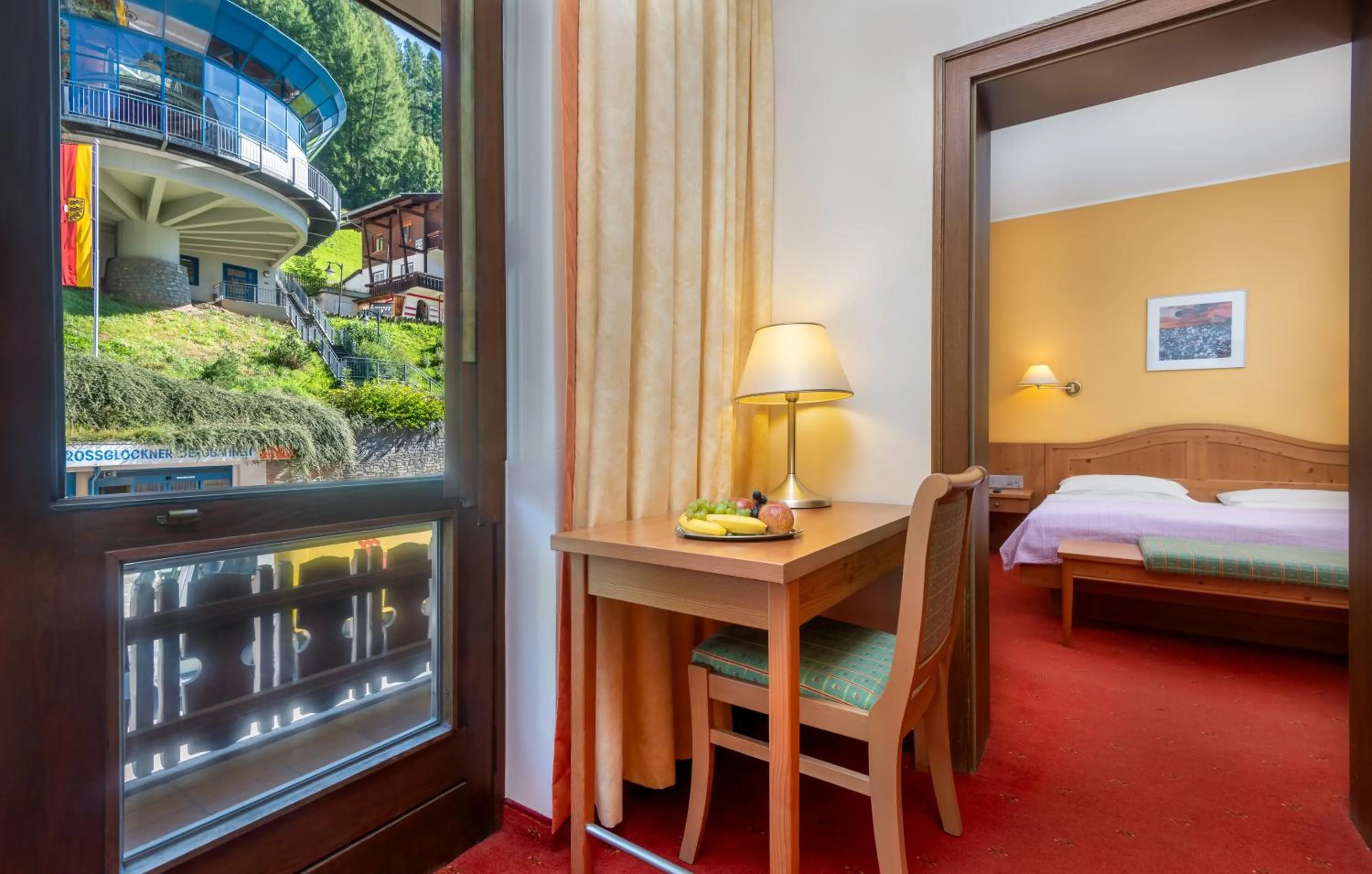 View (from property/room), Bed in Landhotel Post