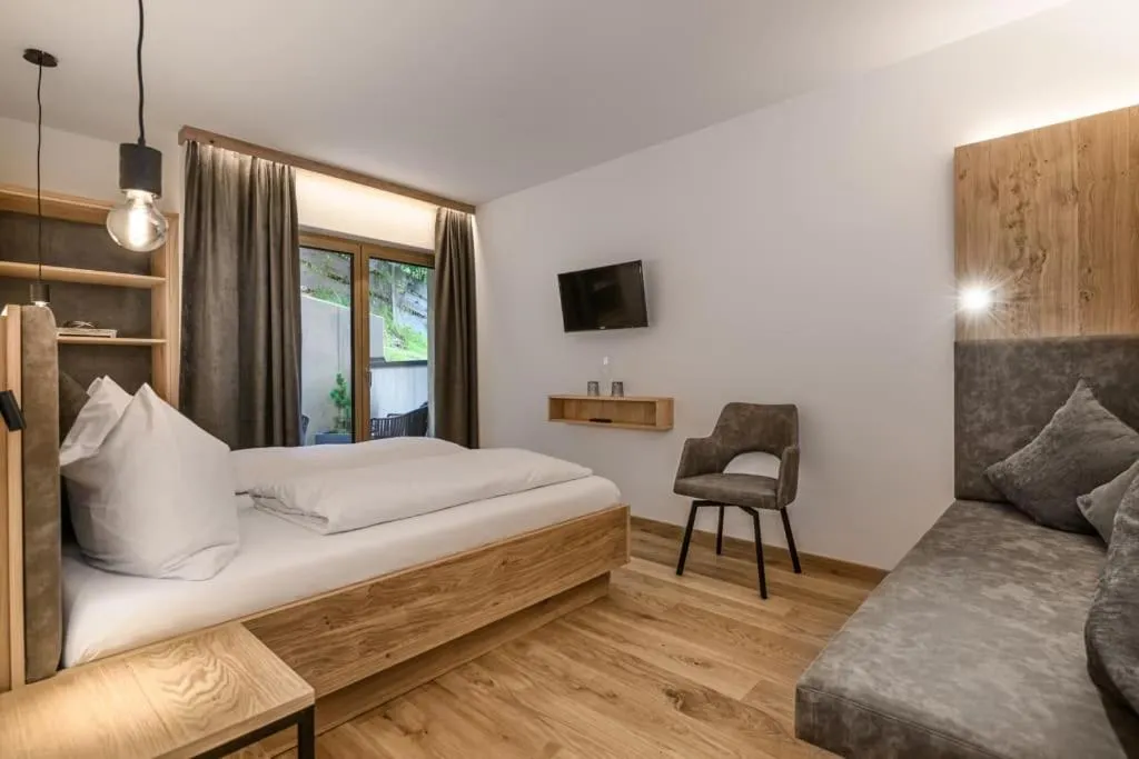 Bed in Hotel Hubertushof