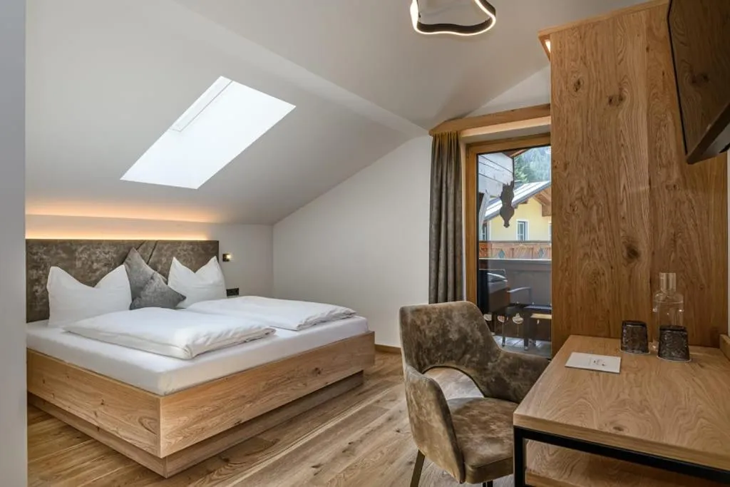 Bed in Hotel Hubertushof