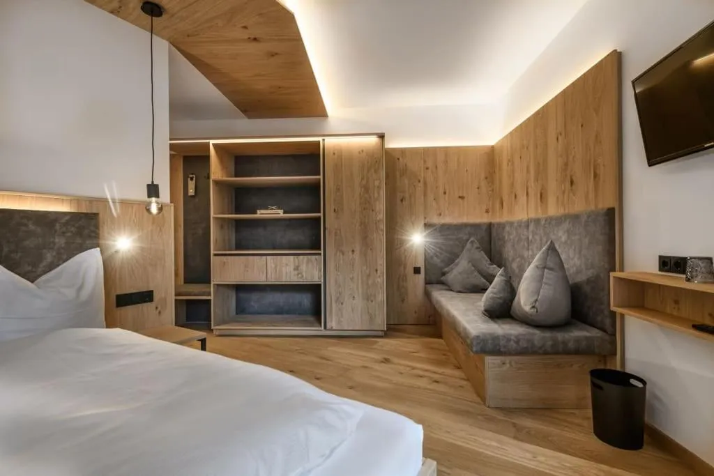 Bed in Hotel Hubertushof