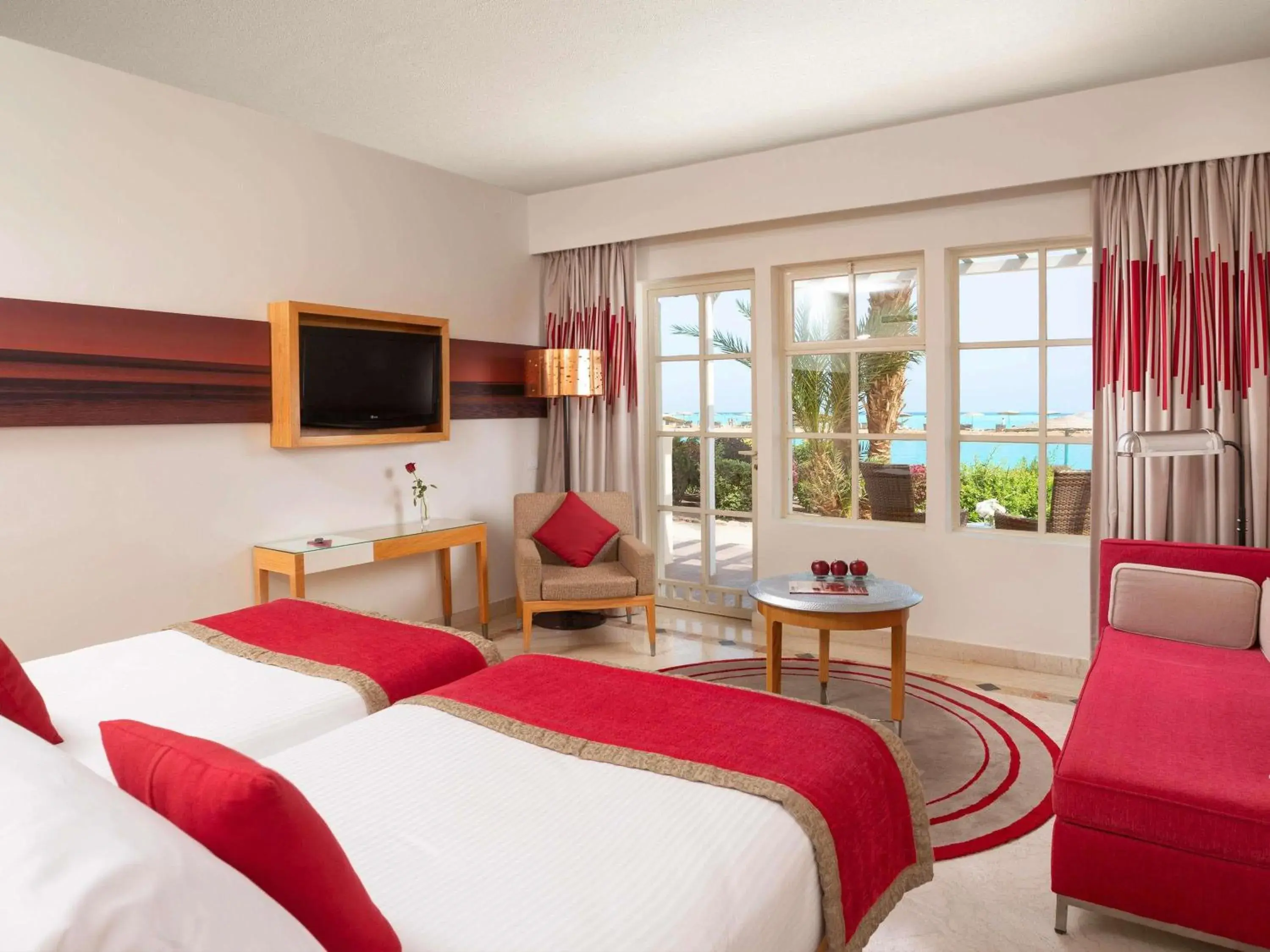 Bed in Movenpick Resort & Spa El Gouna Bed in Movenpick Resort & Spa El Gouna