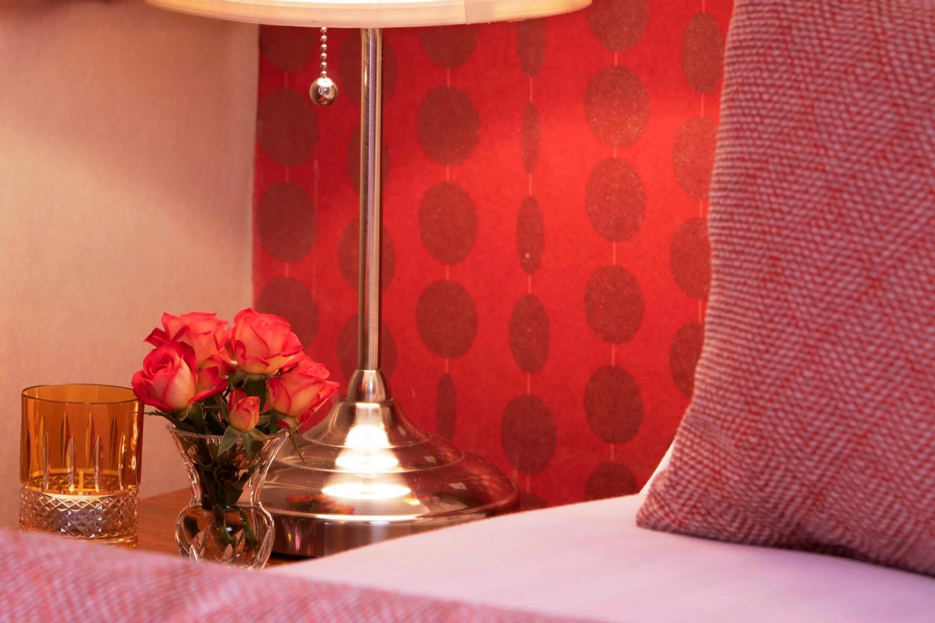 Decorative detail, Bed in Welcome Hotel