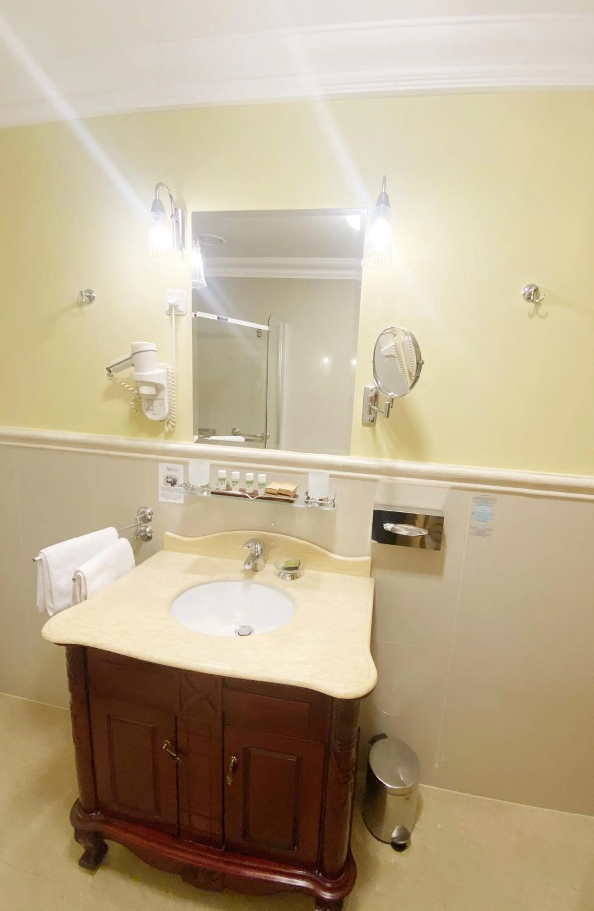 Toilet in La Contessa Castle Hotel