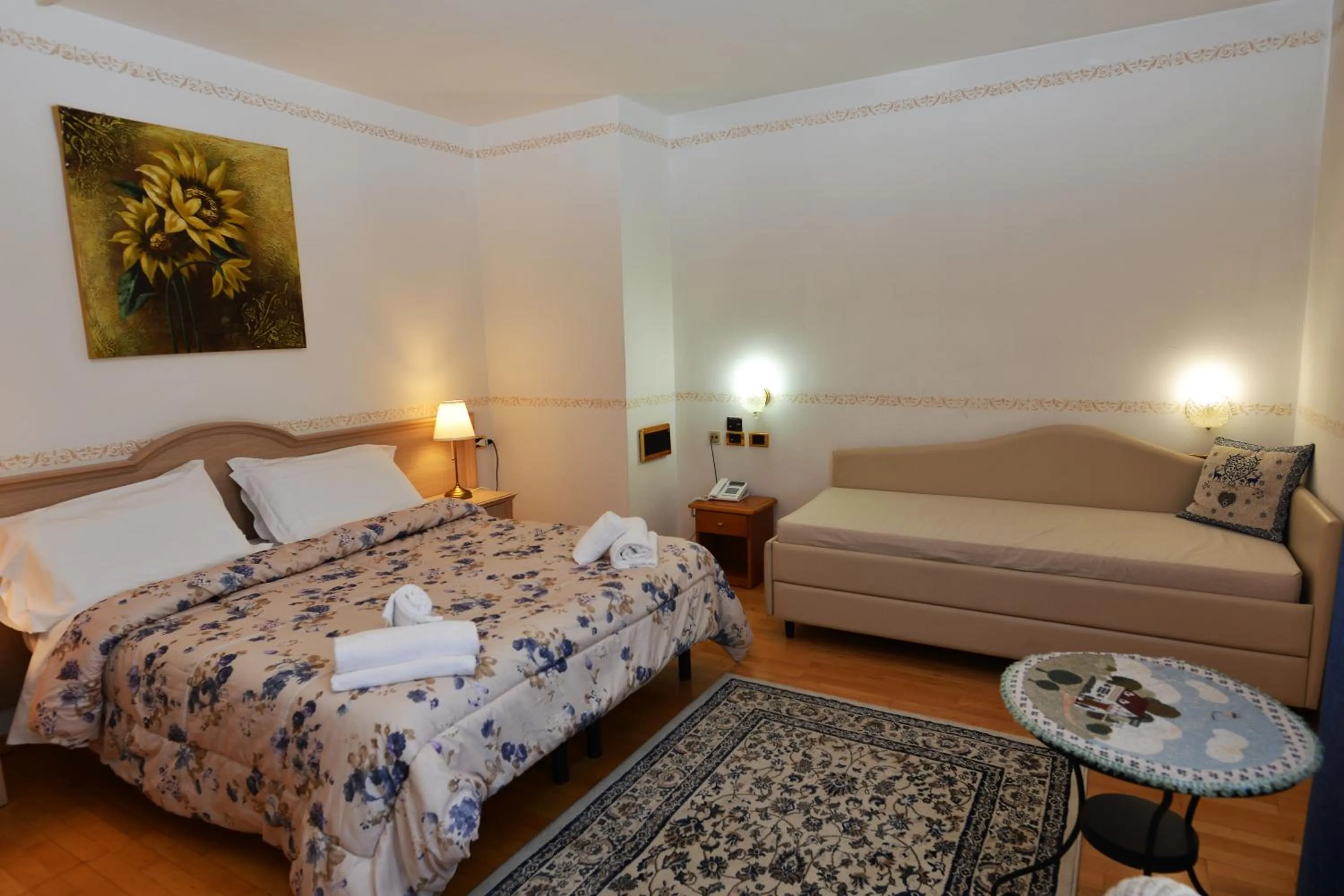 Bed in Hotel Marianna