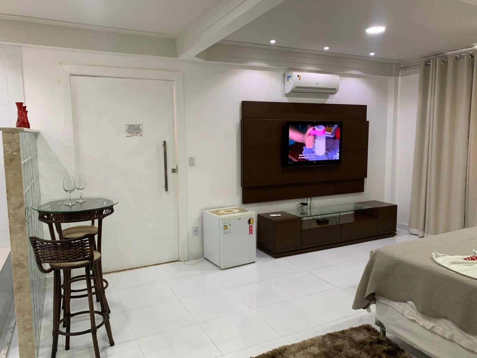 Bed in Hotel Mirante B