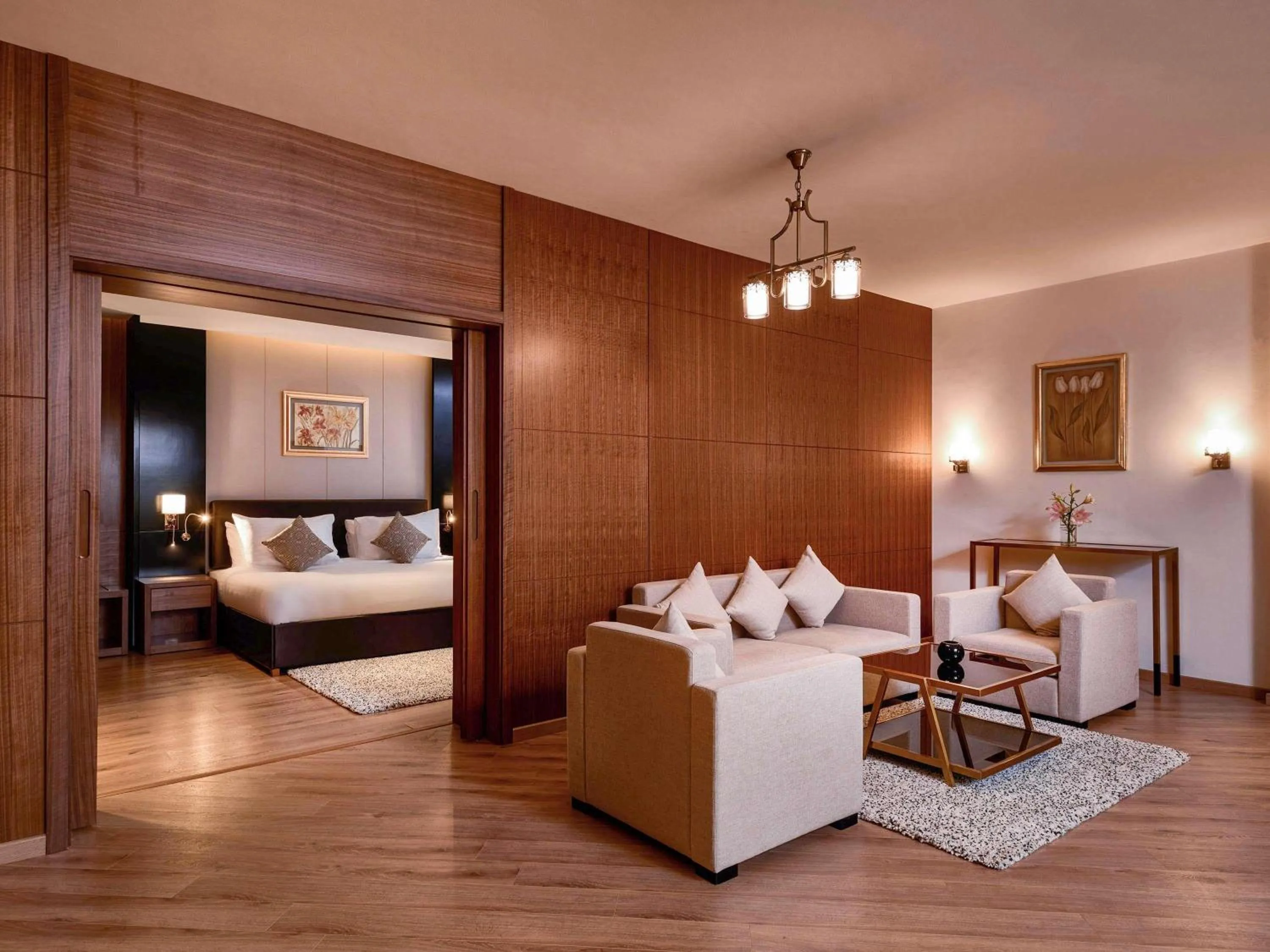 Bedroom, Bed in Mövenpick Hotel Cairo - Media City