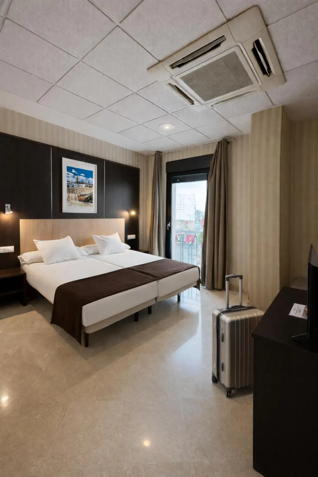 Bed in Hotel Duquesa