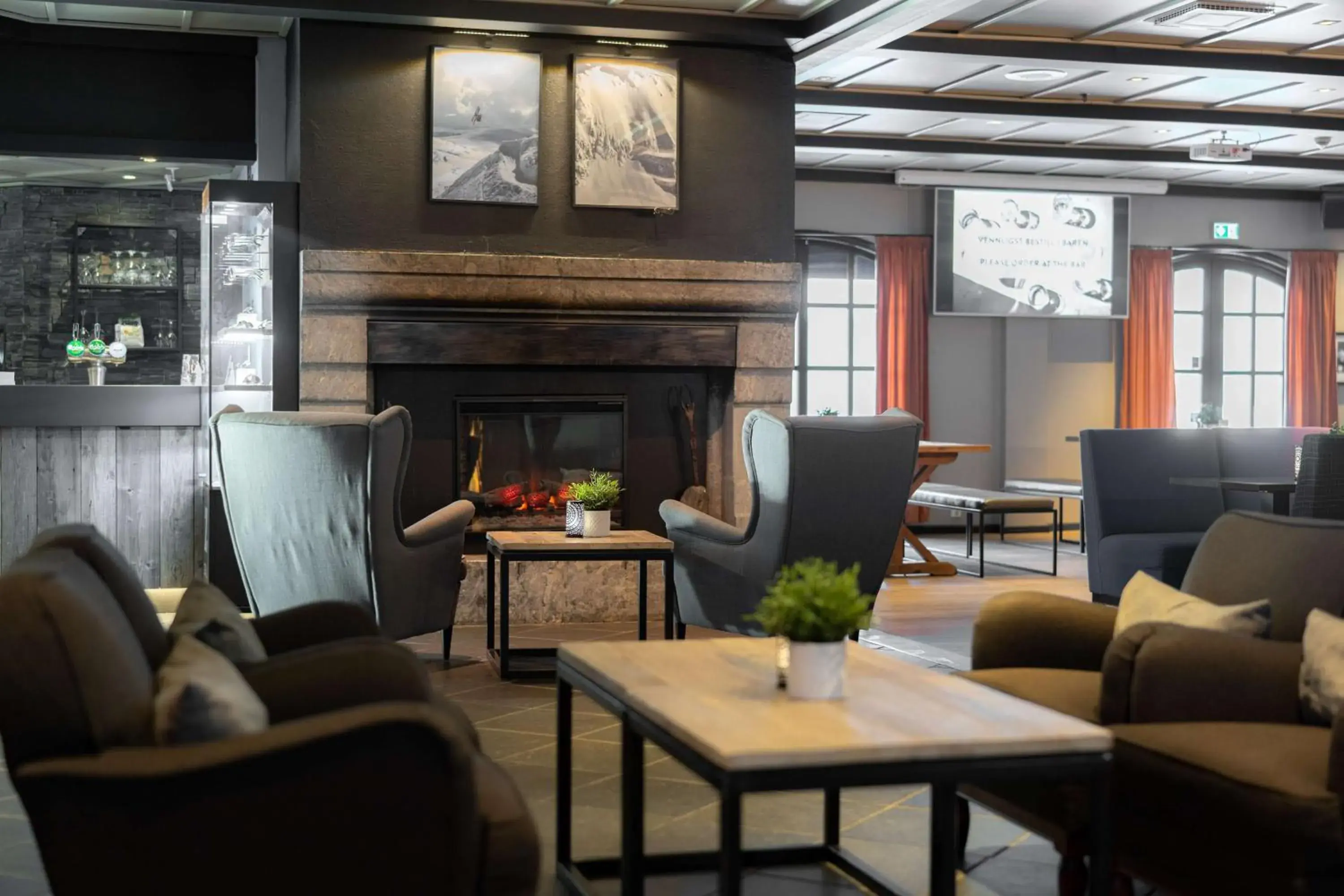 Lobby or reception in Scandic Hafjell Lobby or reception in Scandic Hafjell