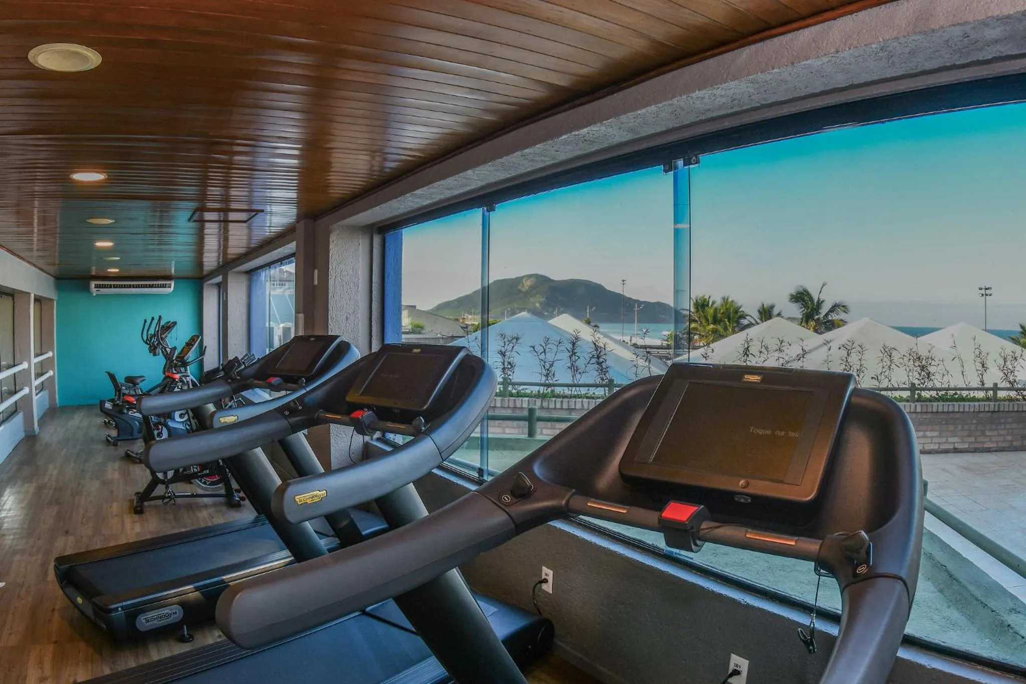 Fitness centre/facilities in Costao do Santinho Resort All Inclusive