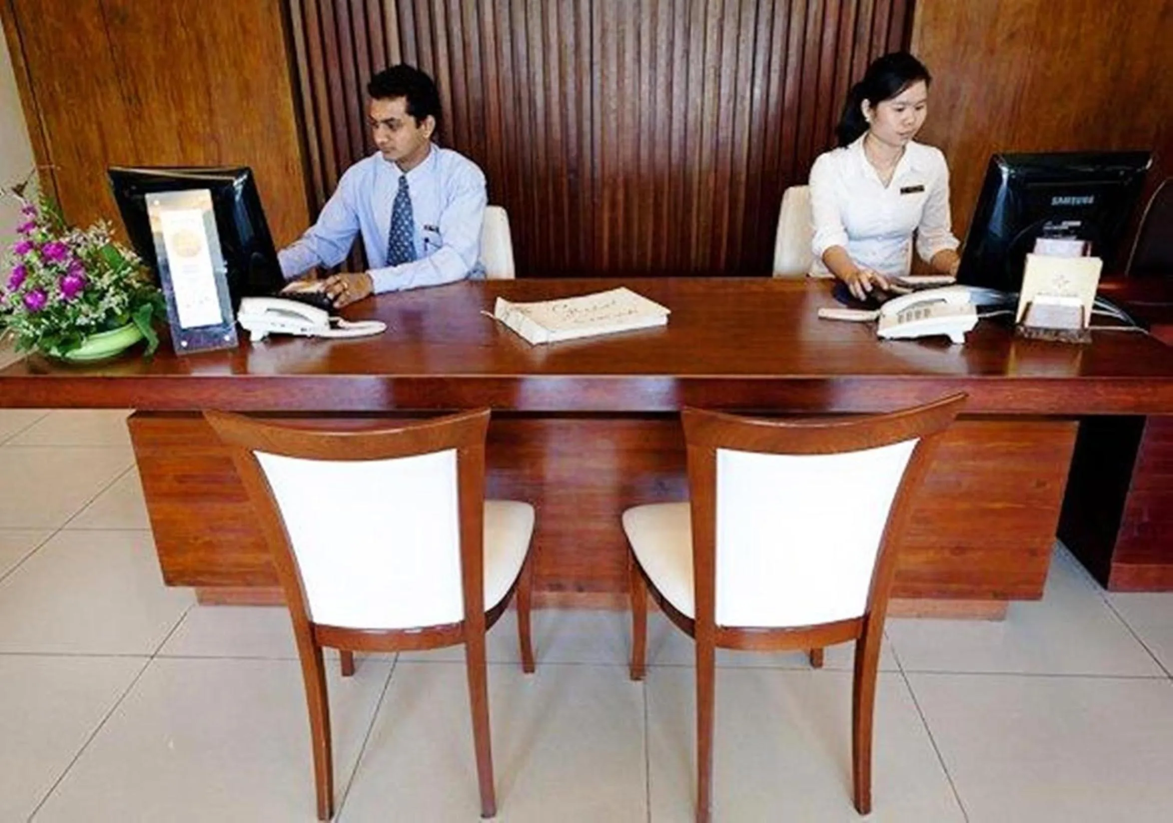 Staff in City Inn Vientiane