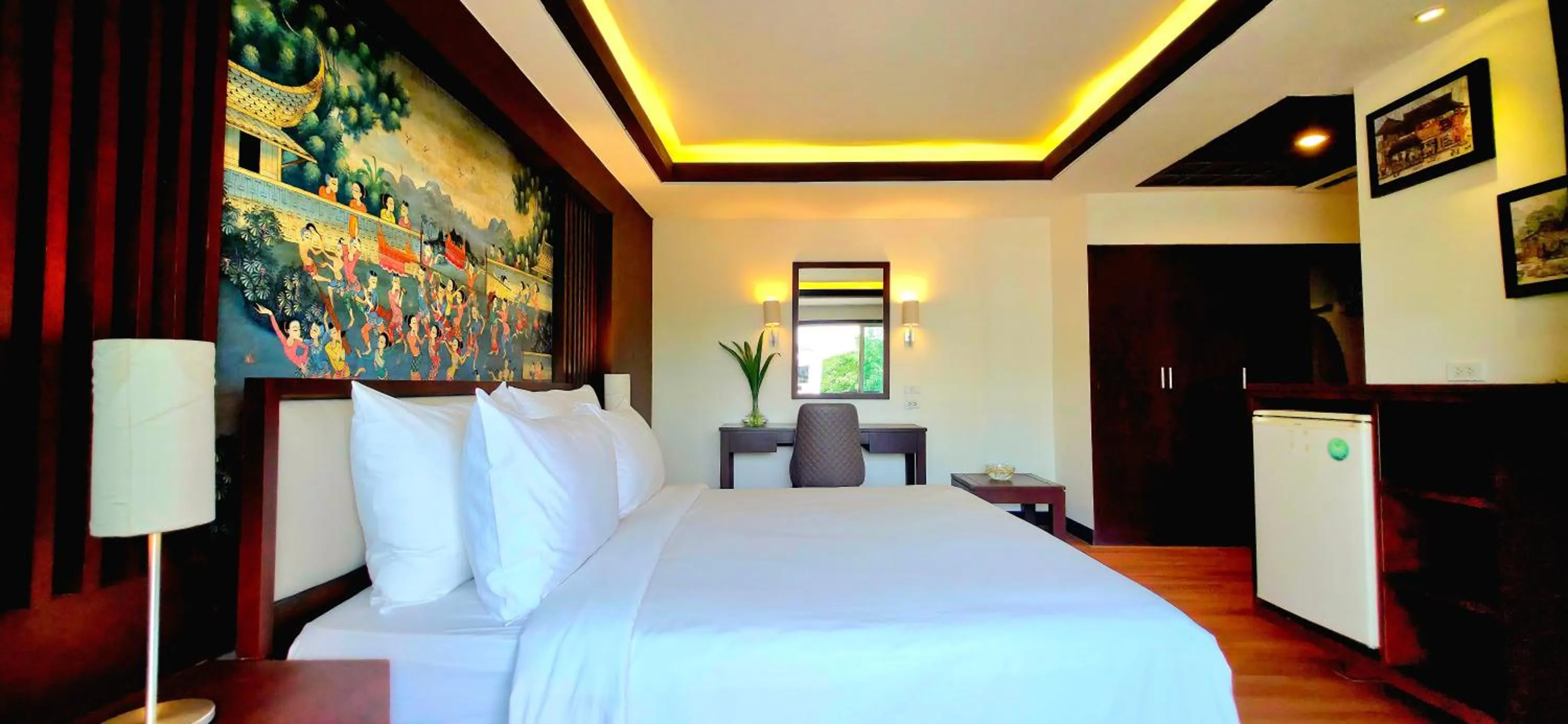 Bed in City Inn Vientiane