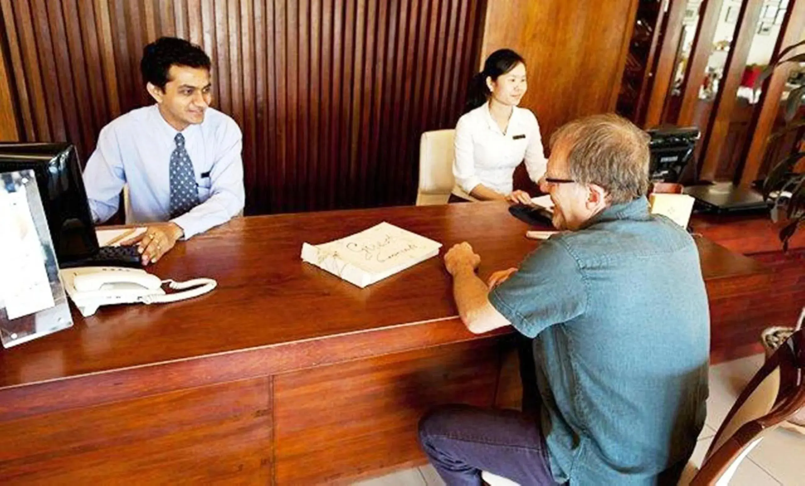 Lobby or reception in City Inn Vientiane Lobby or reception in City Inn Vientiane