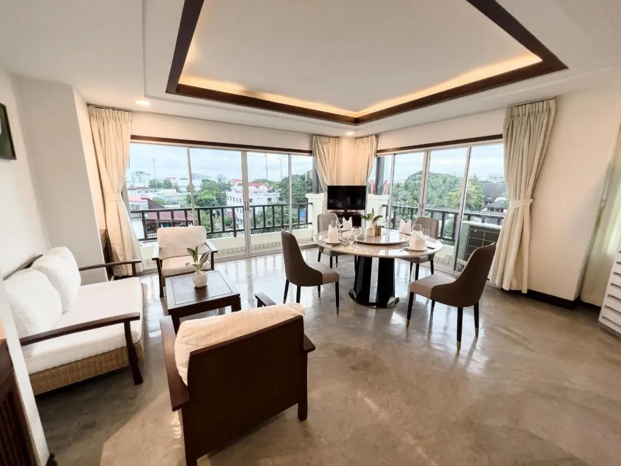 Living room in City Inn Vientiane