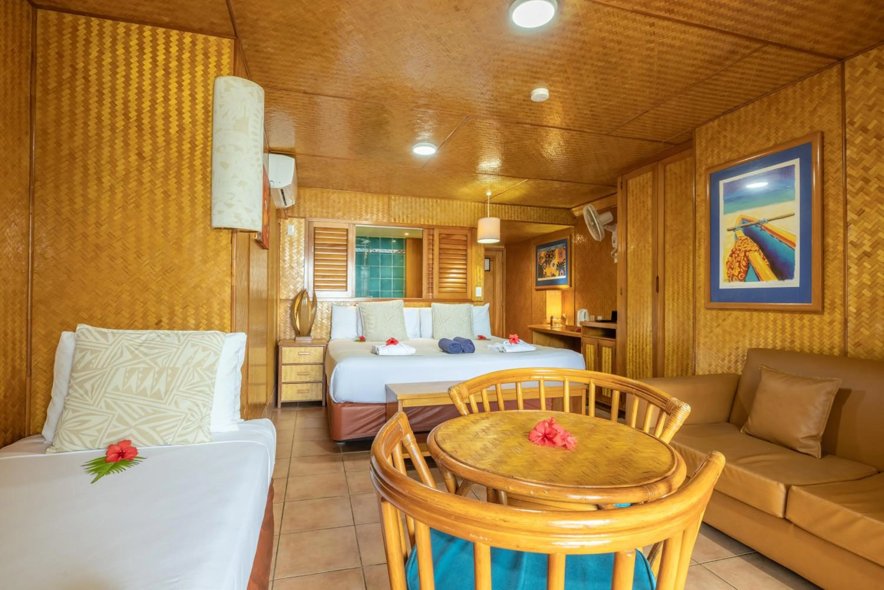 Bedroom, Bed in Sanctuary Rarotonga on the Beach (Adults Only)