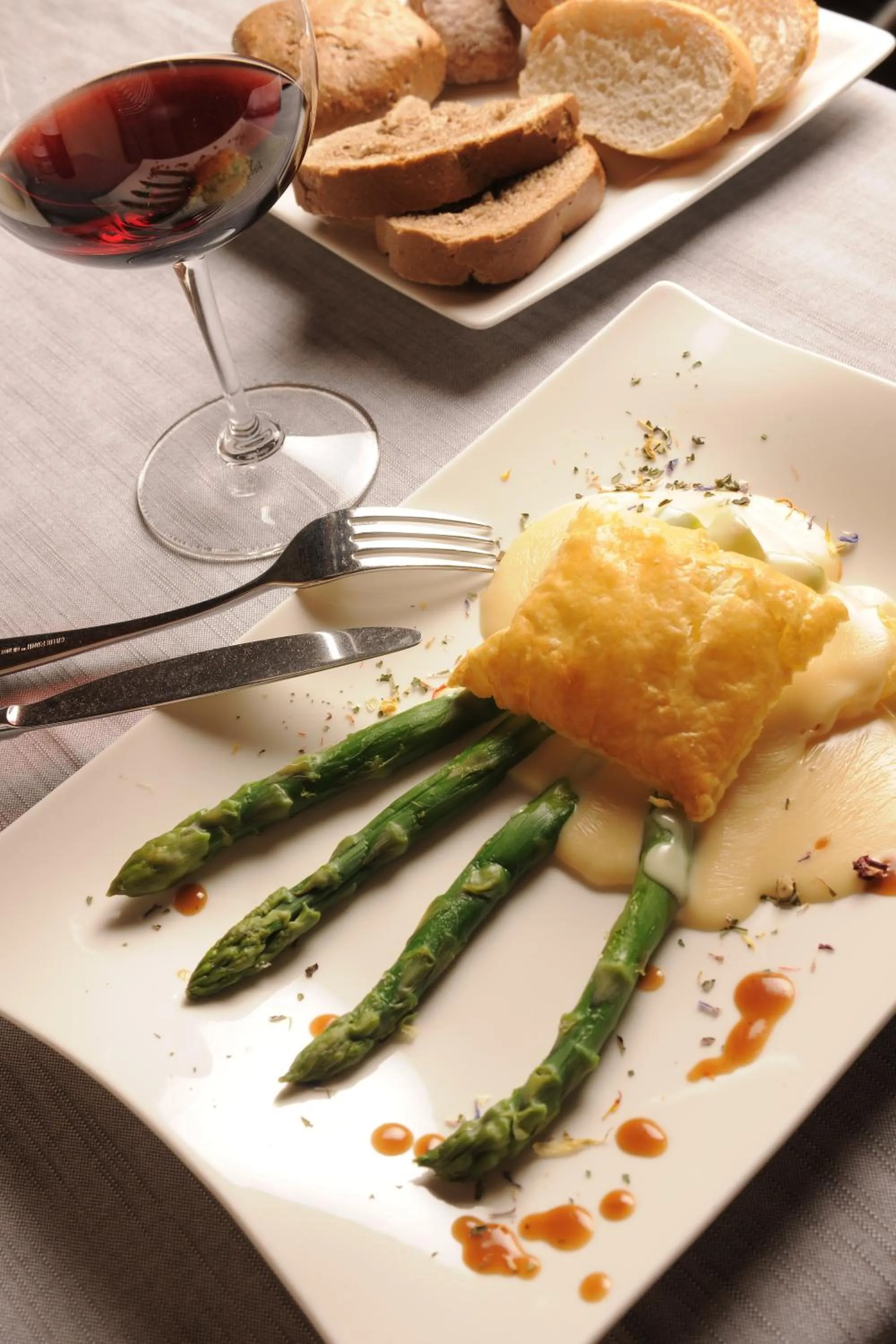 Food close-up in Hotel Astra