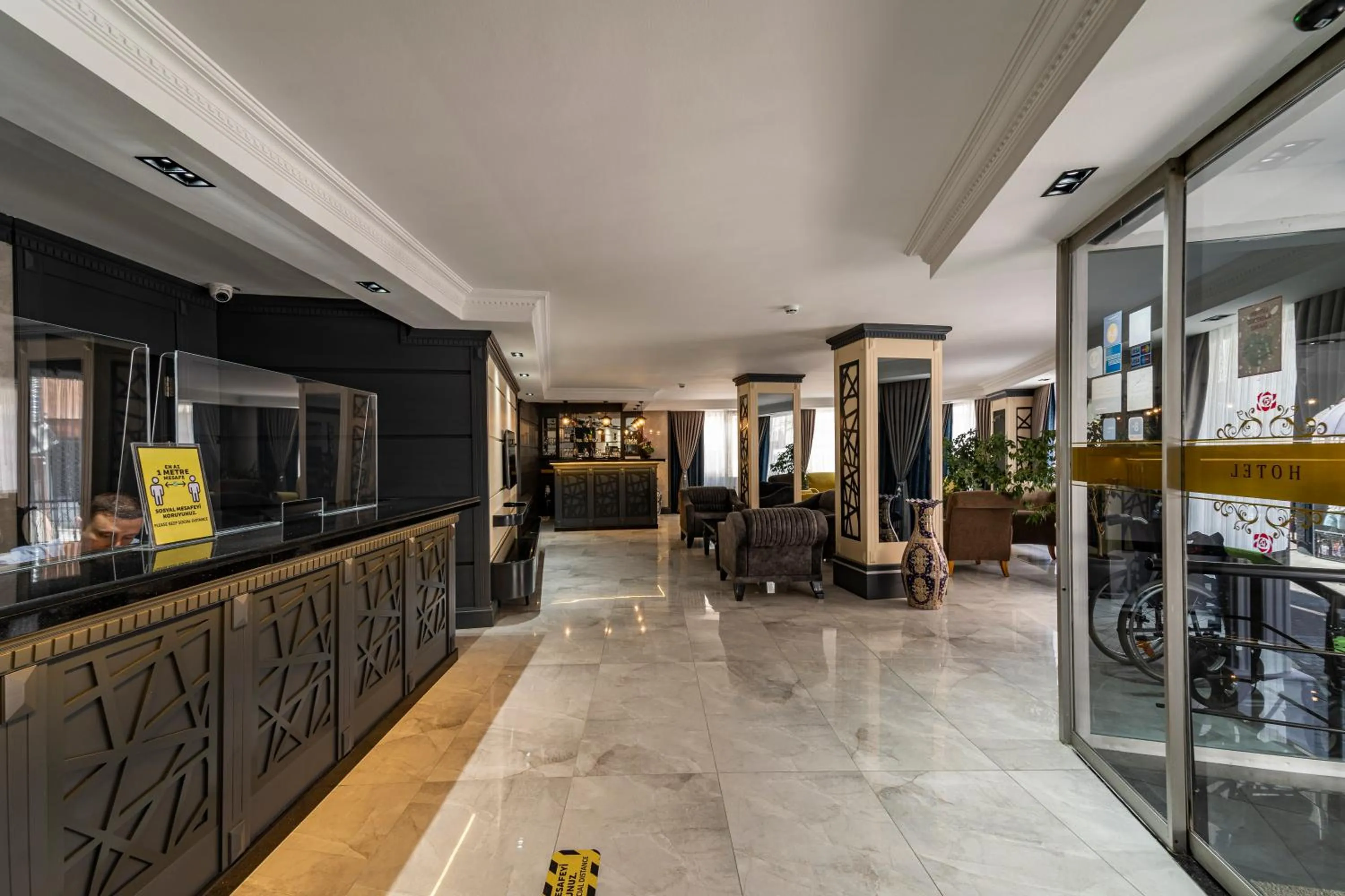 Lobby or reception in Levent Hotel Istanbul