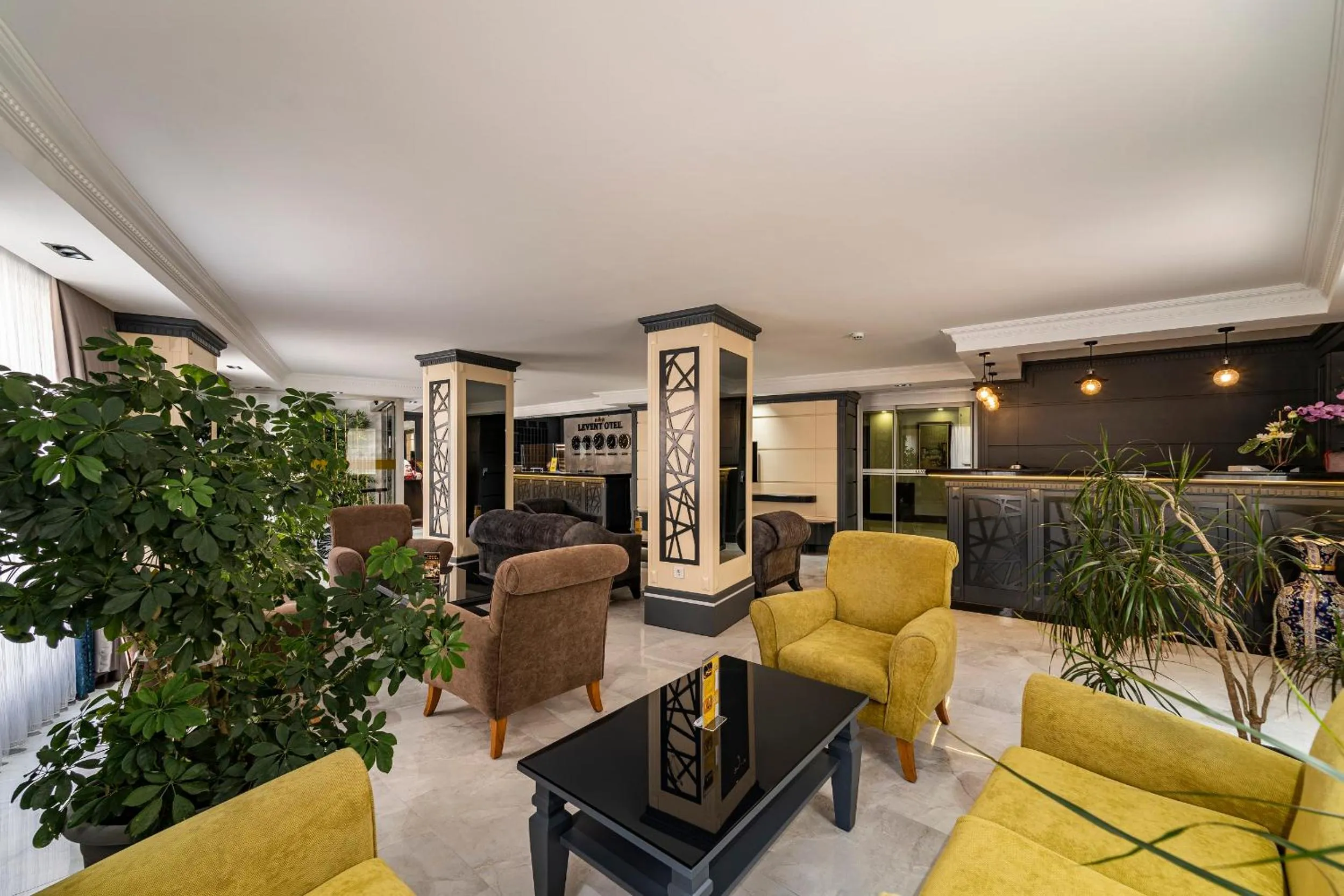 Seating area in Levent Hotel Istanbul