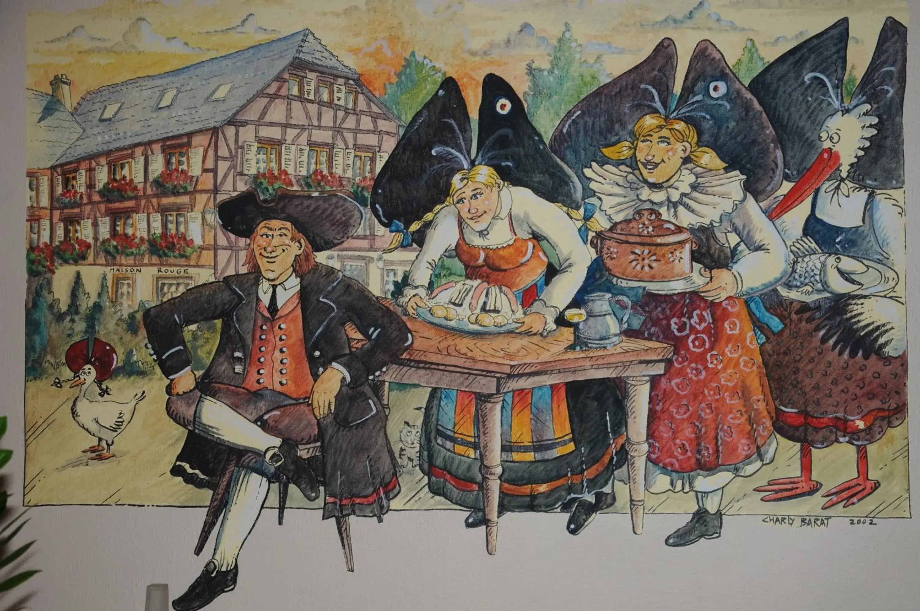 Restaurant/places to eat in A la Maison Rouge Hôtel & Restaurant Restaurant/places to eat in A la Maison Rouge Hôtel & Restaurant