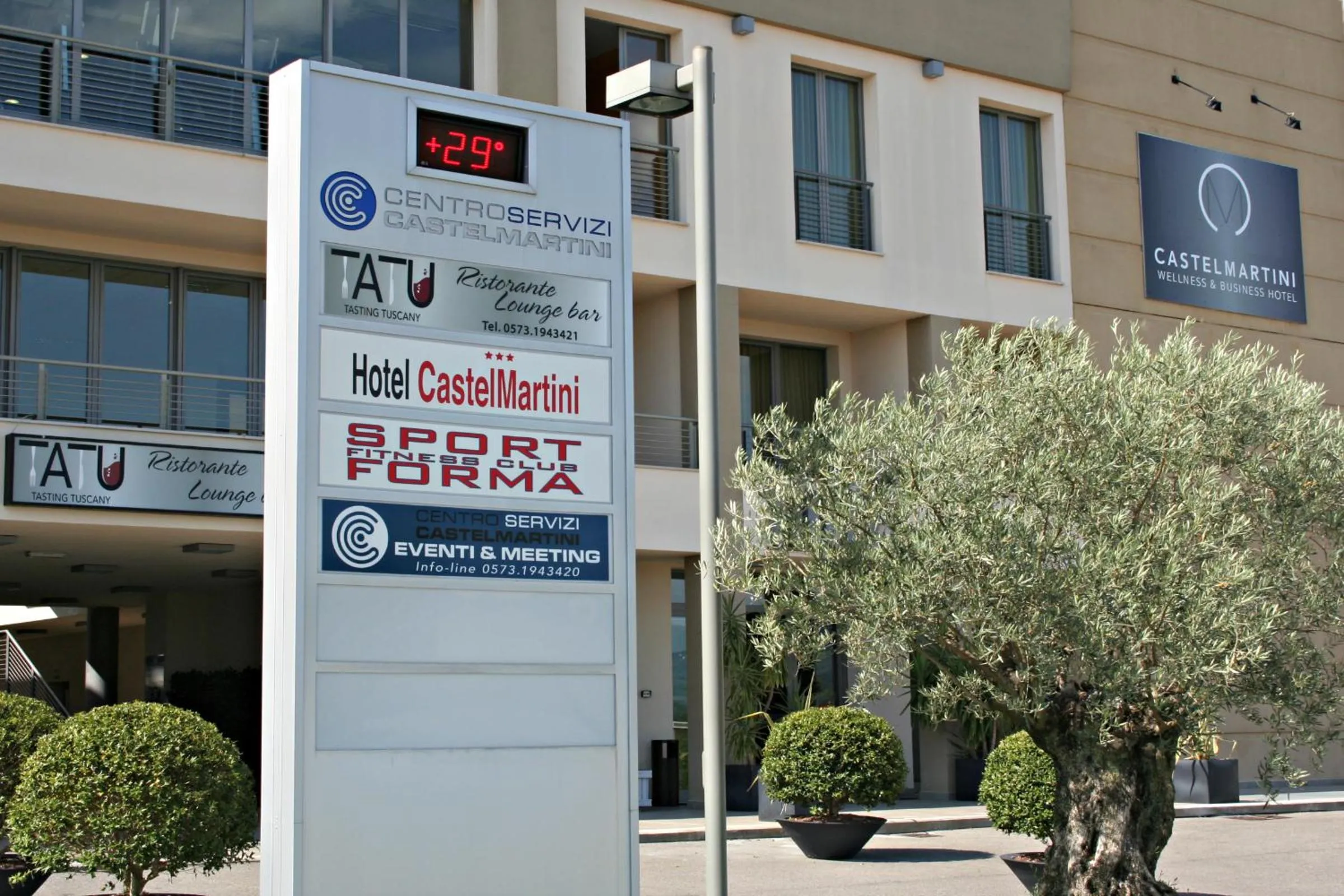 Facade/entrance in Castelmartini Wellness & Business Hotel