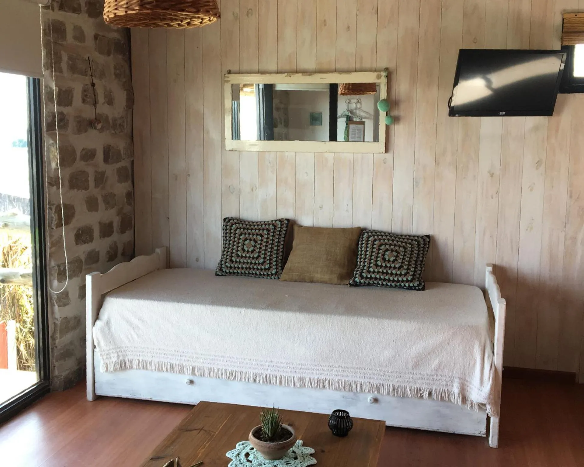 Living room, Bed in Piedra Mora Loft