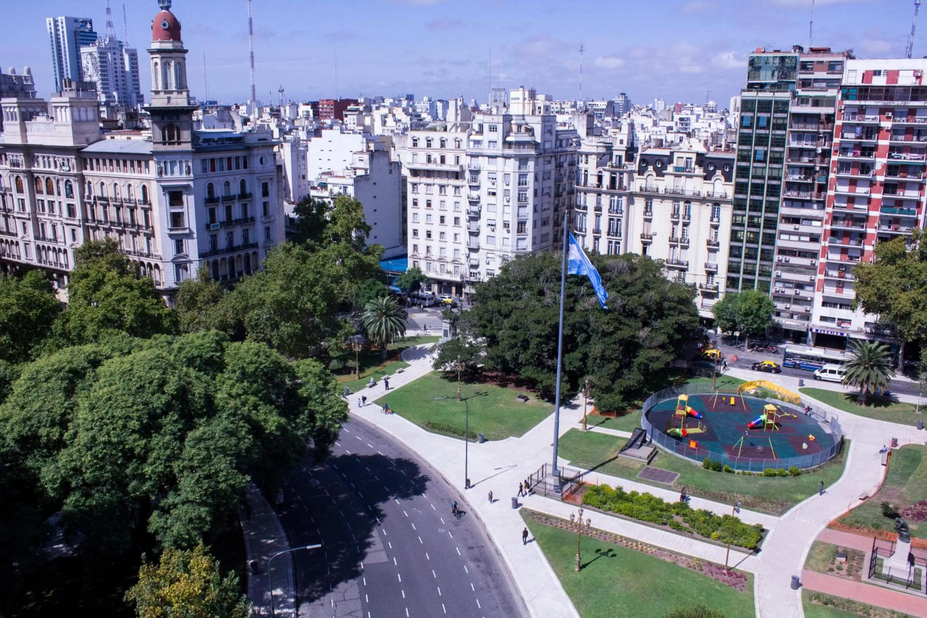 Bird's eye view in San Remo Apartments