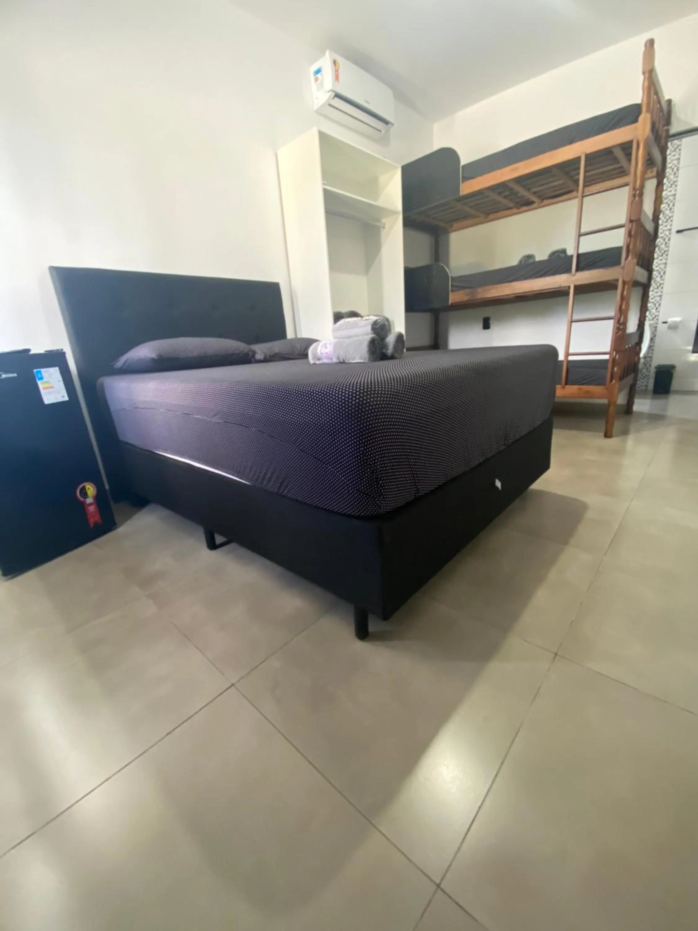 Bed in Pousada Tio Tonho