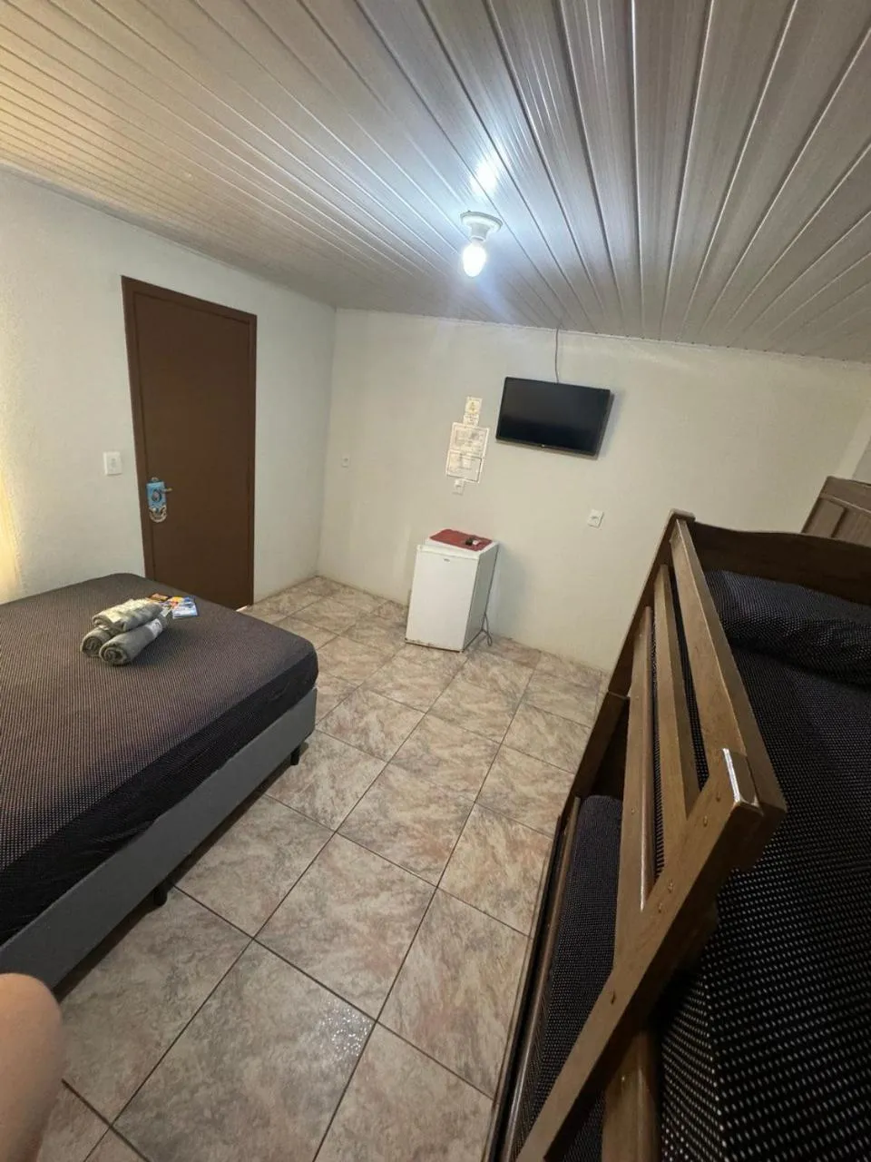 Bed in Pousada Tio Tonho