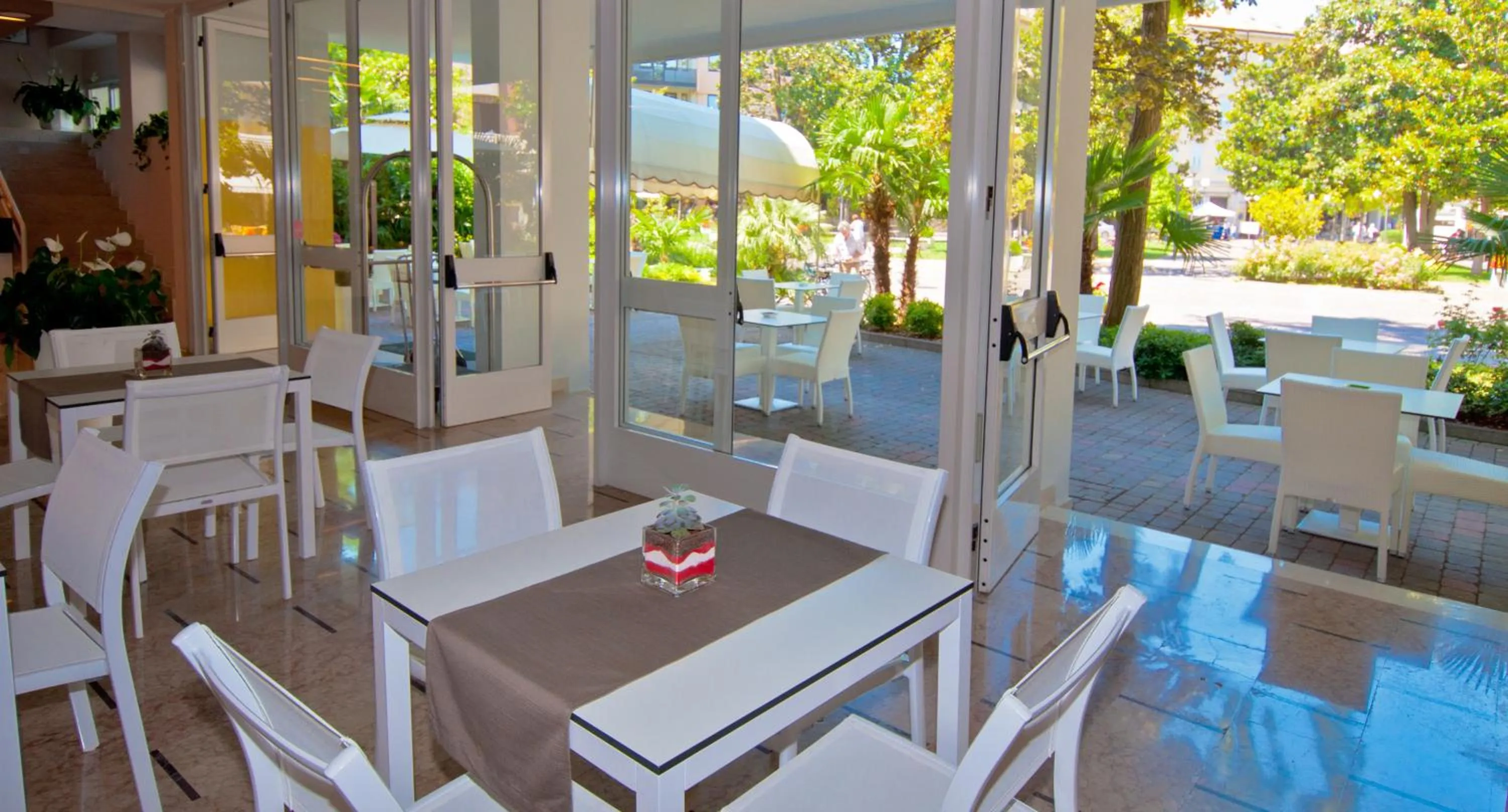 Patio in Hotel Park Spiaggia