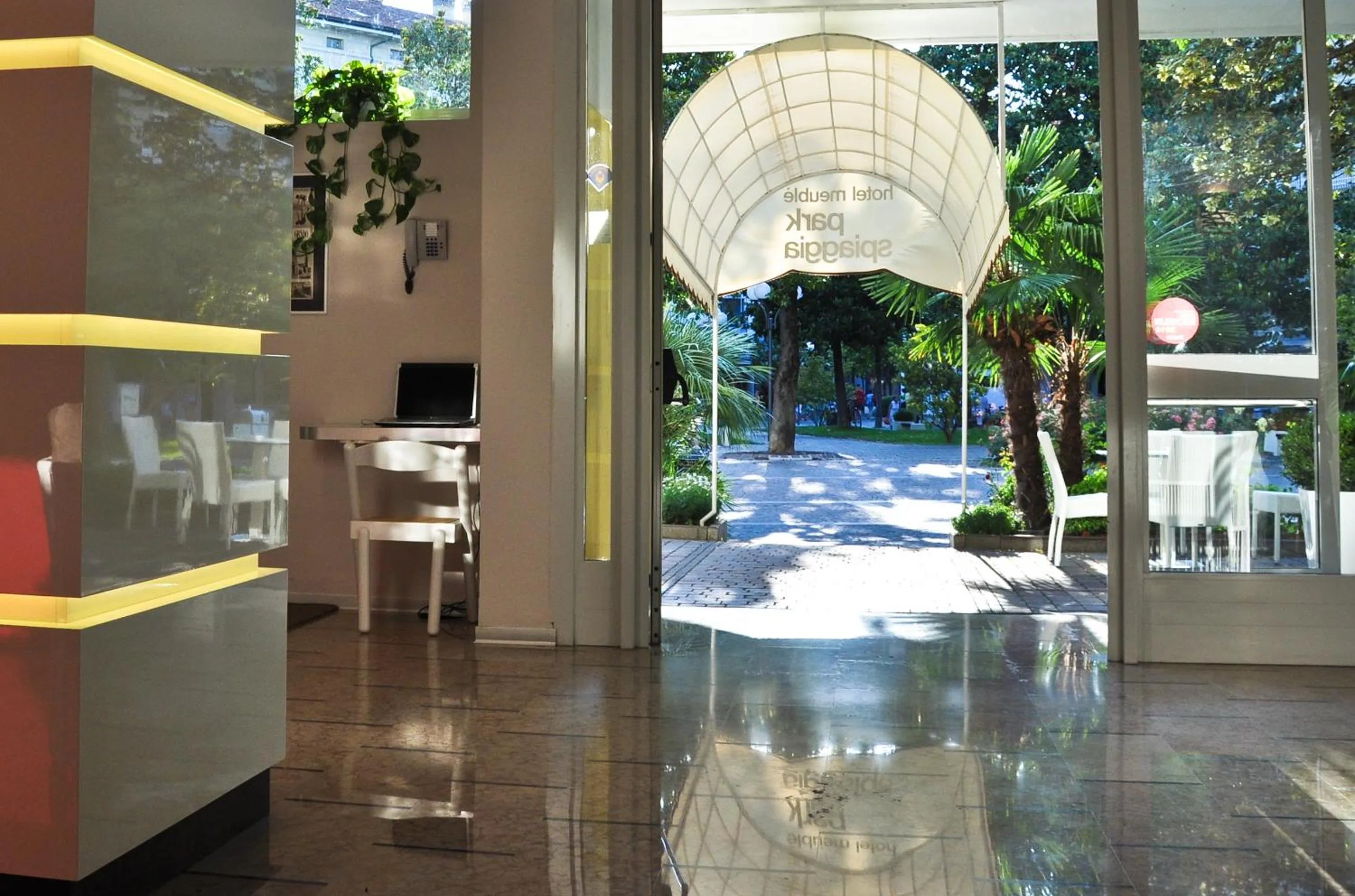 Patio in Hotel Park Spiaggia