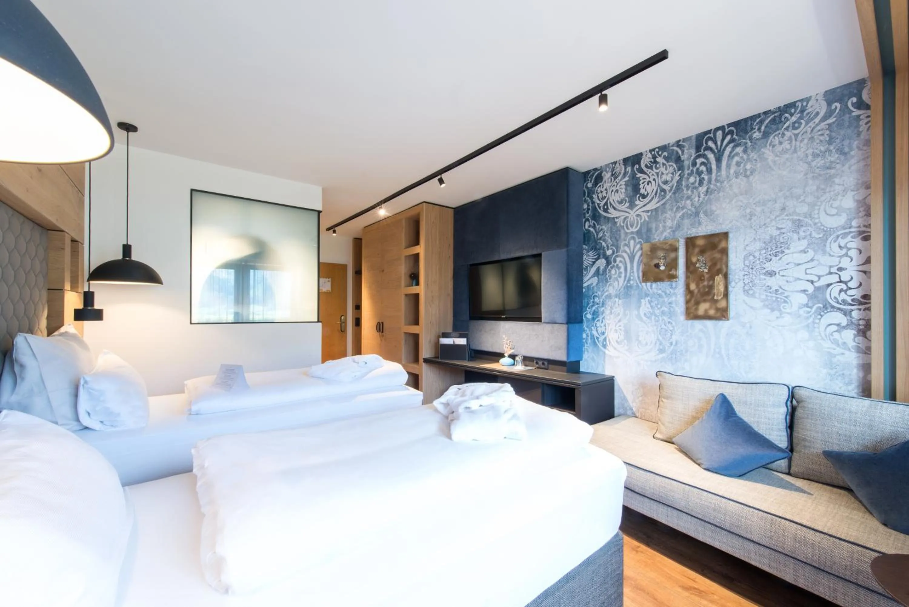 Bedroom, Bed in Luxury All Inclusive Resort Schwarzbrunn 4 Sterne Superior