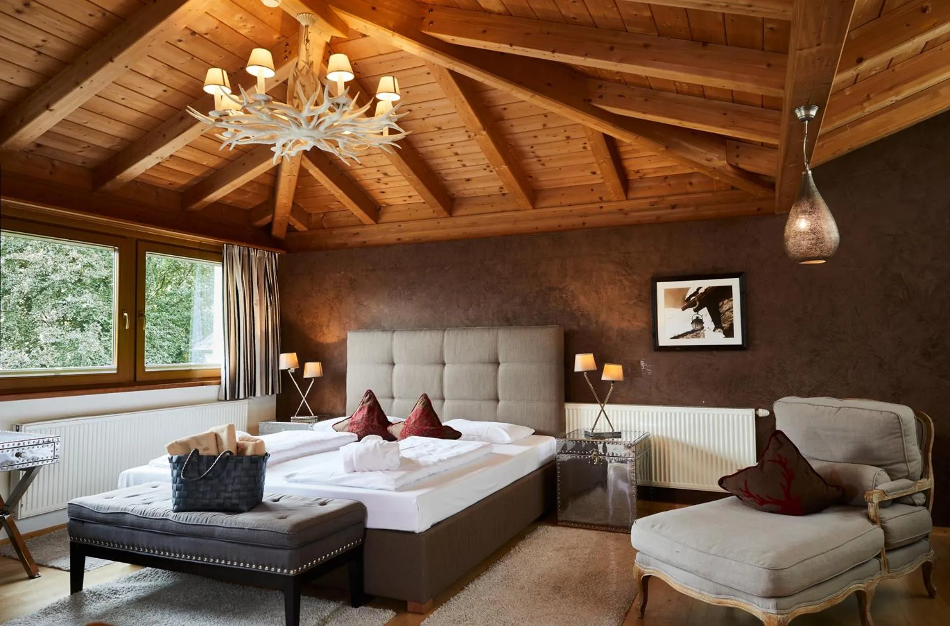 Bedroom, Bed in Luxury All Inclusive Resort Schwarzbrunn 4 Sterne Superior