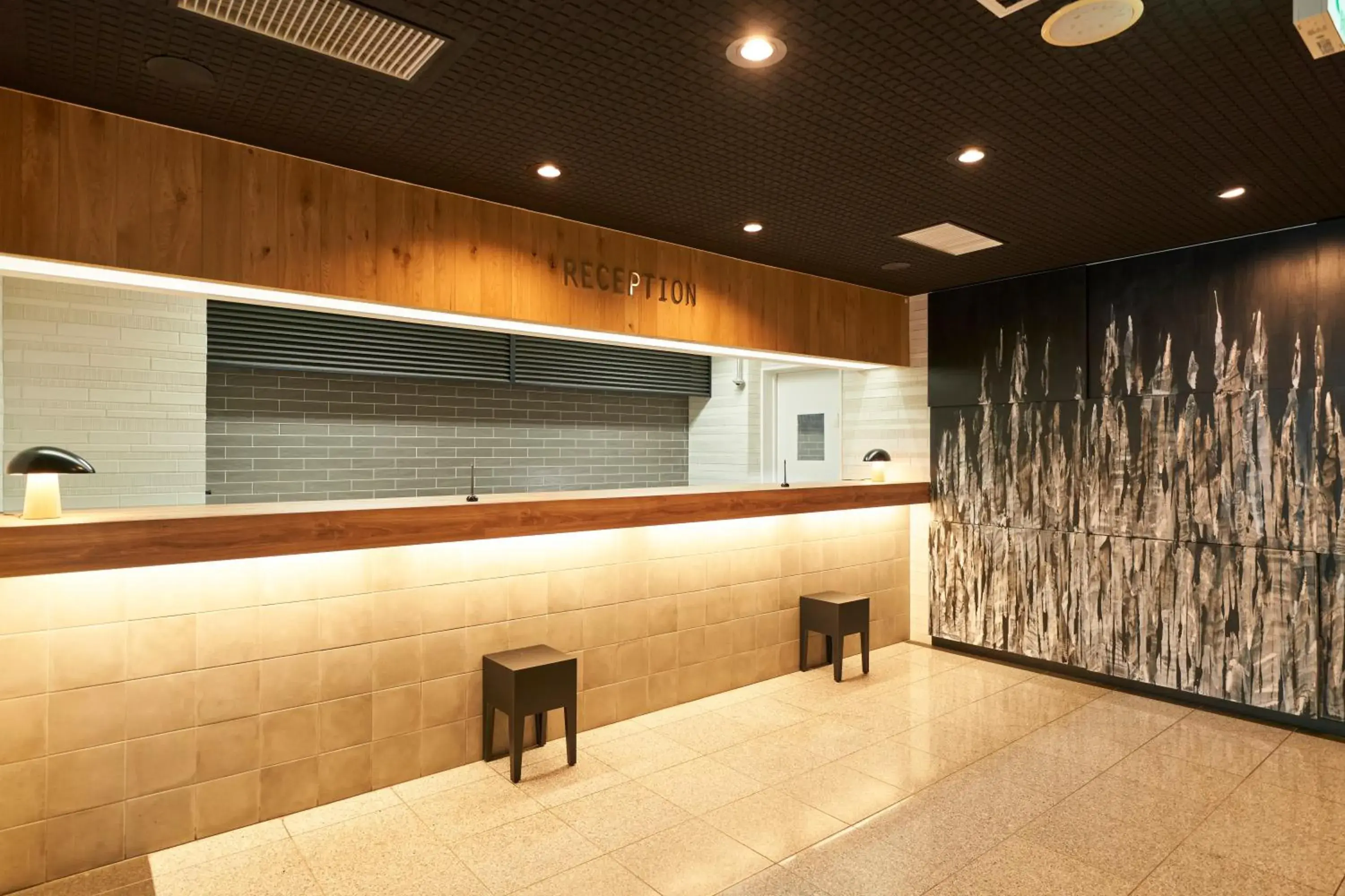 Lobby or reception in Hotel JIN Morioka Ekimae Lobby or reception in Hotel JIN Morioka Ekimae