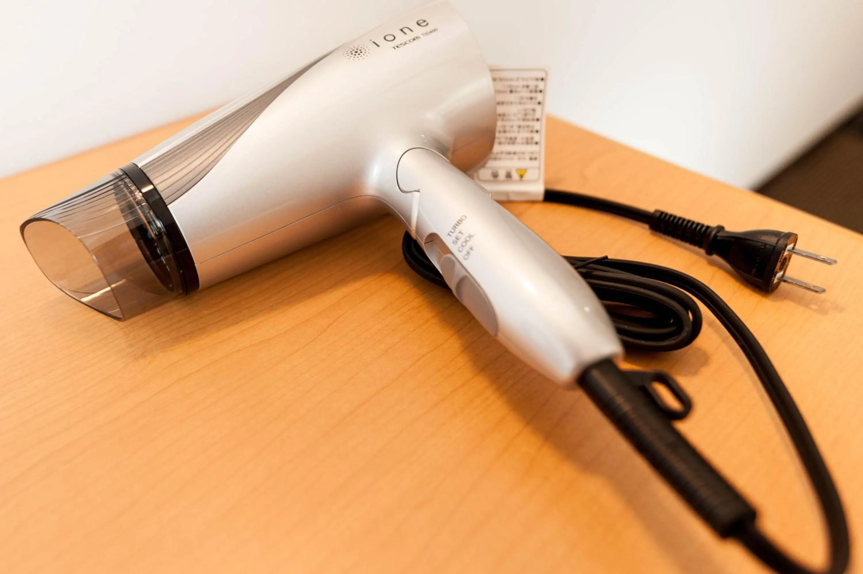 hair dryier in Hotel JIN Morioka Ekimae