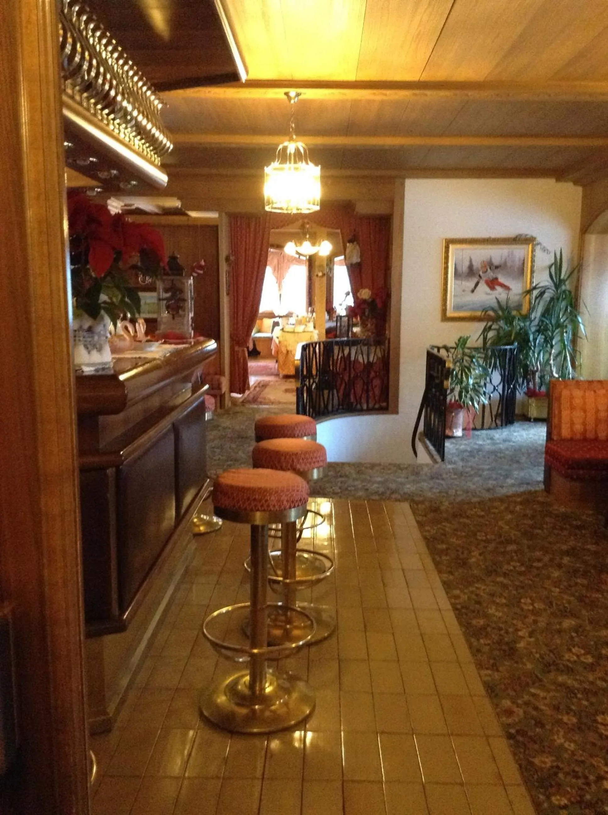 Lounge or bar in Hotel Garni St. Hubertus