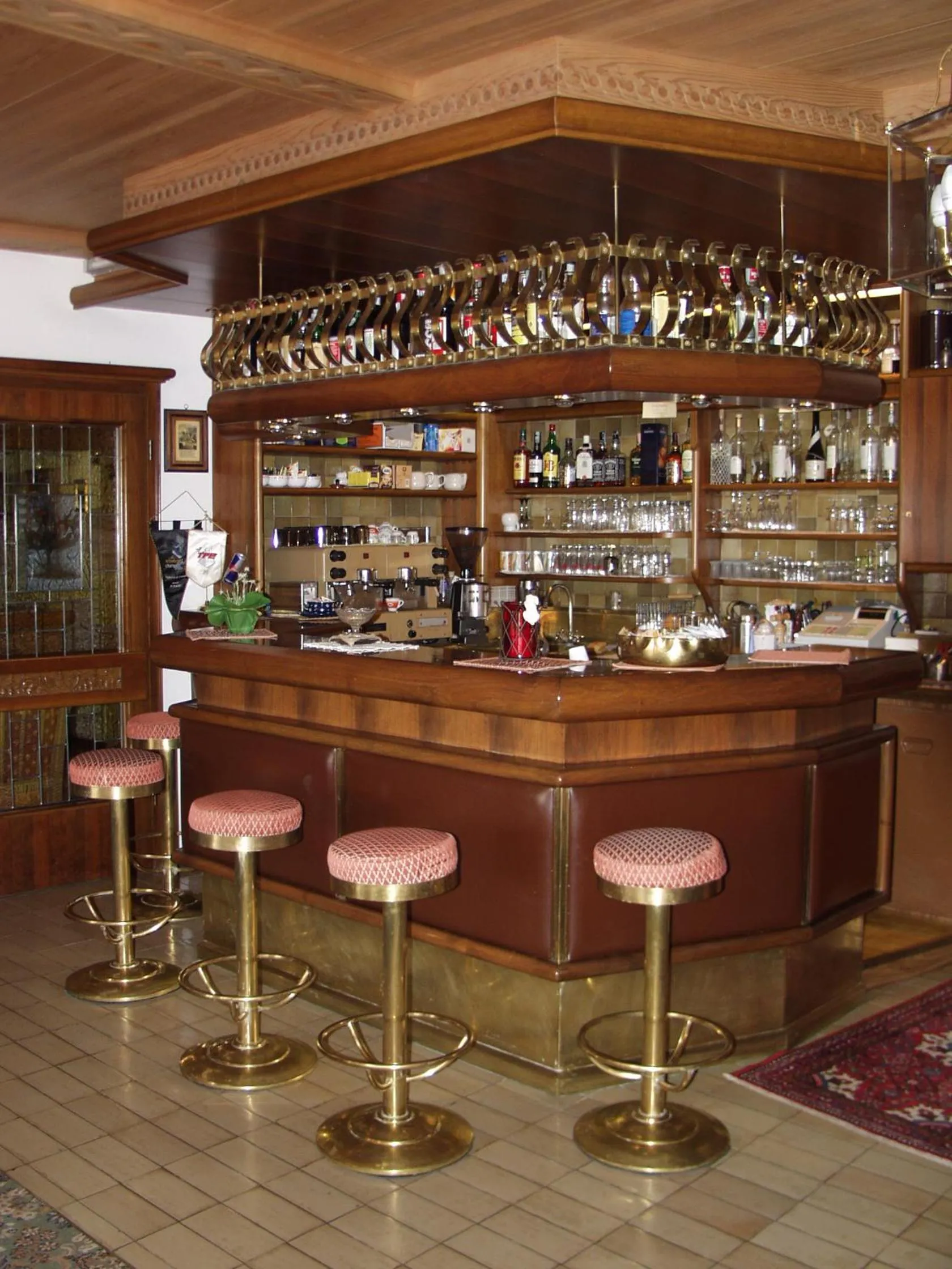 Lounge or bar in Hotel Garni St. Hubertus