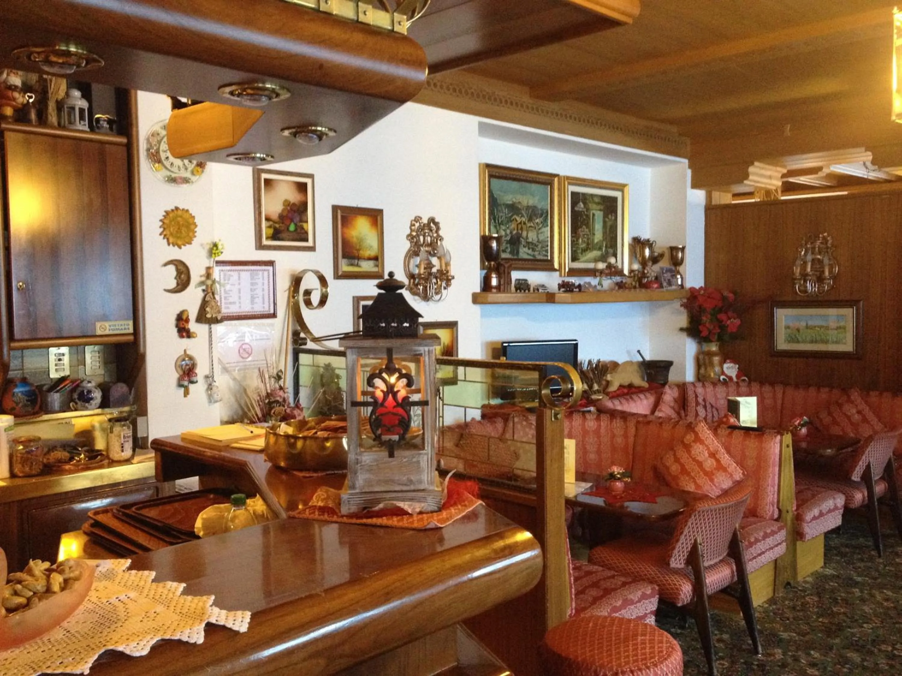 Lobby or reception in Hotel Garni St. Hubertus