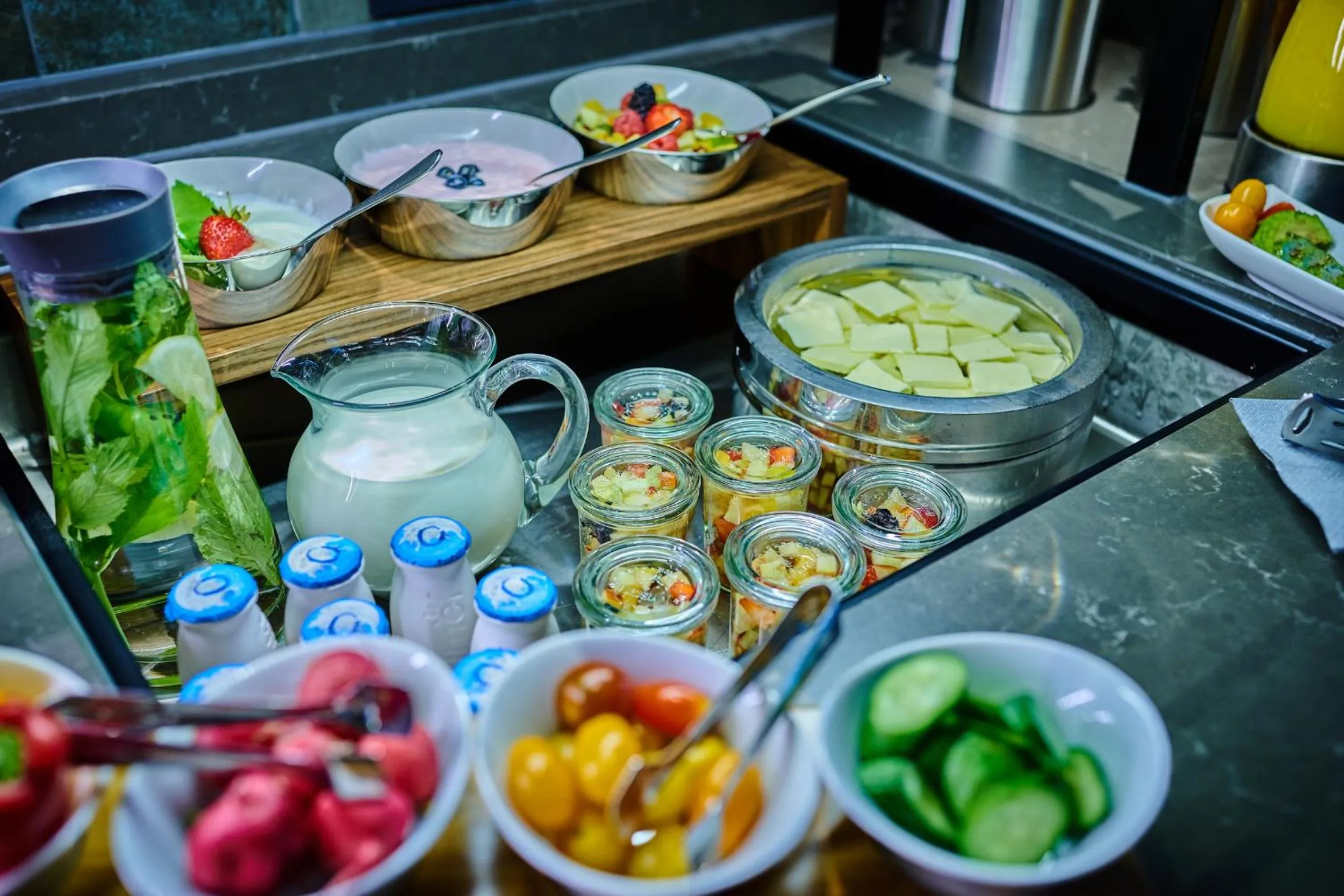 Buffet breakfast in Hotel Westend