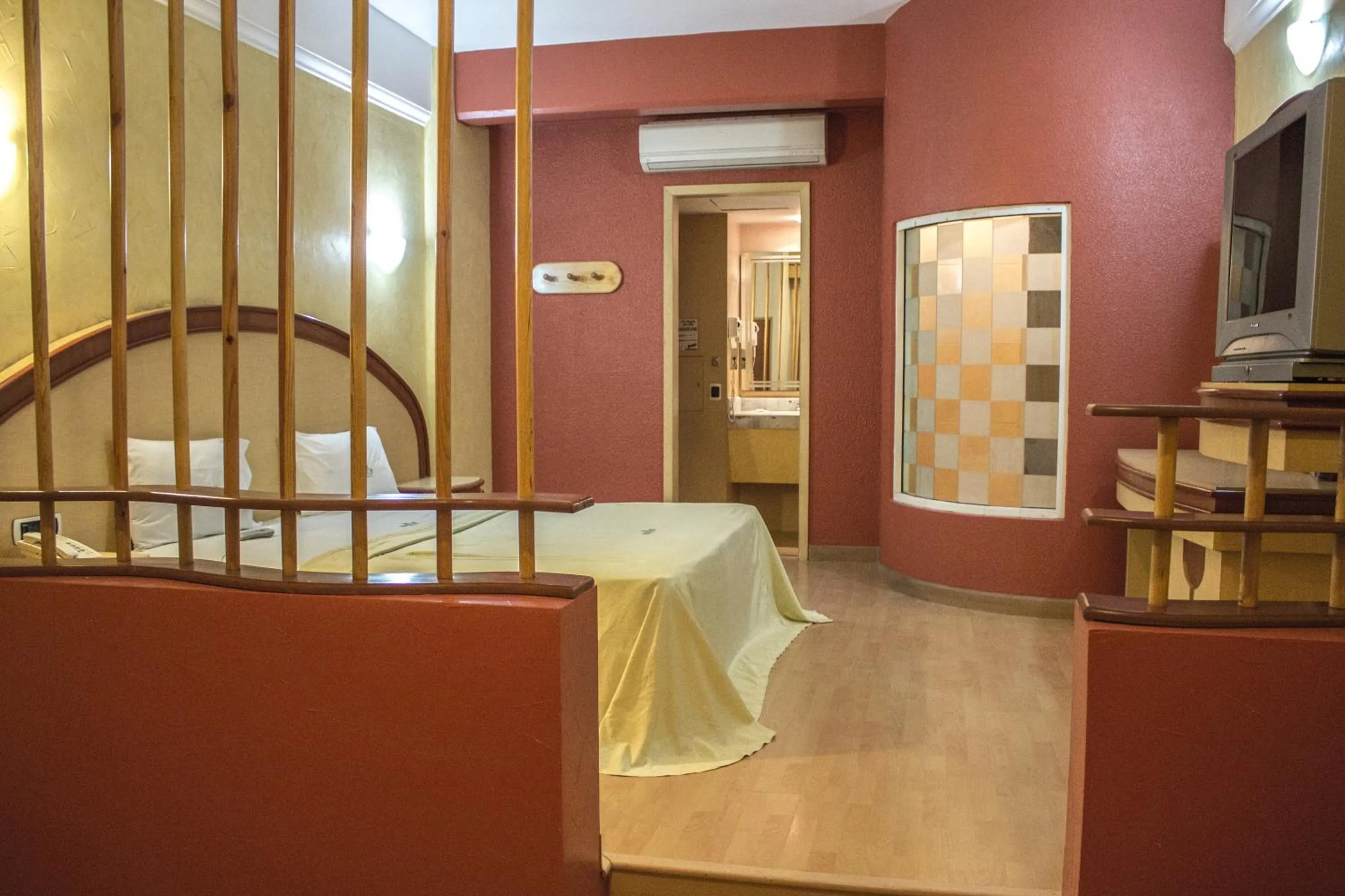 Bedroom in Autohotel Ilussion