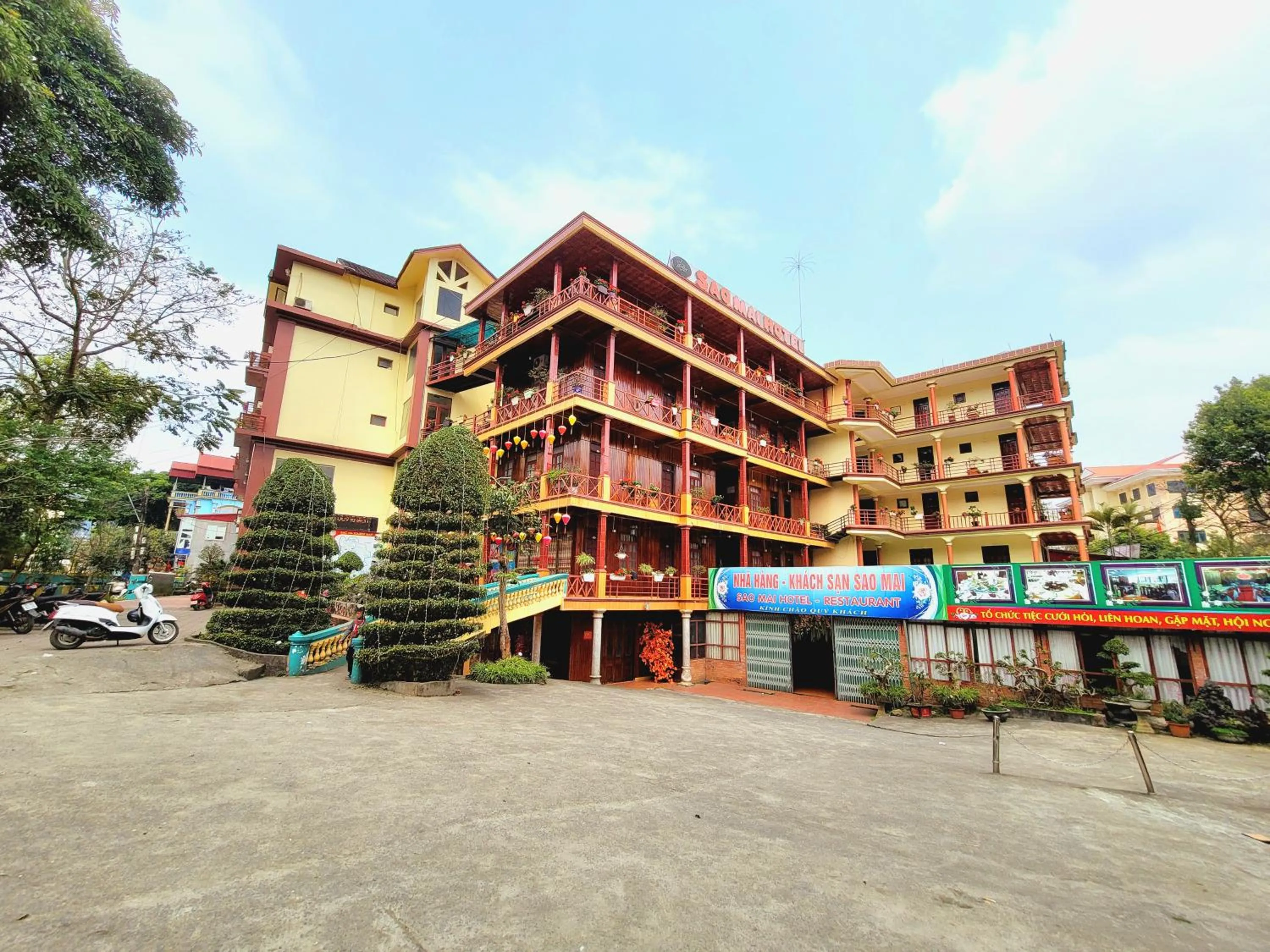 Property building in Sao Mai Bac Ha Hotel