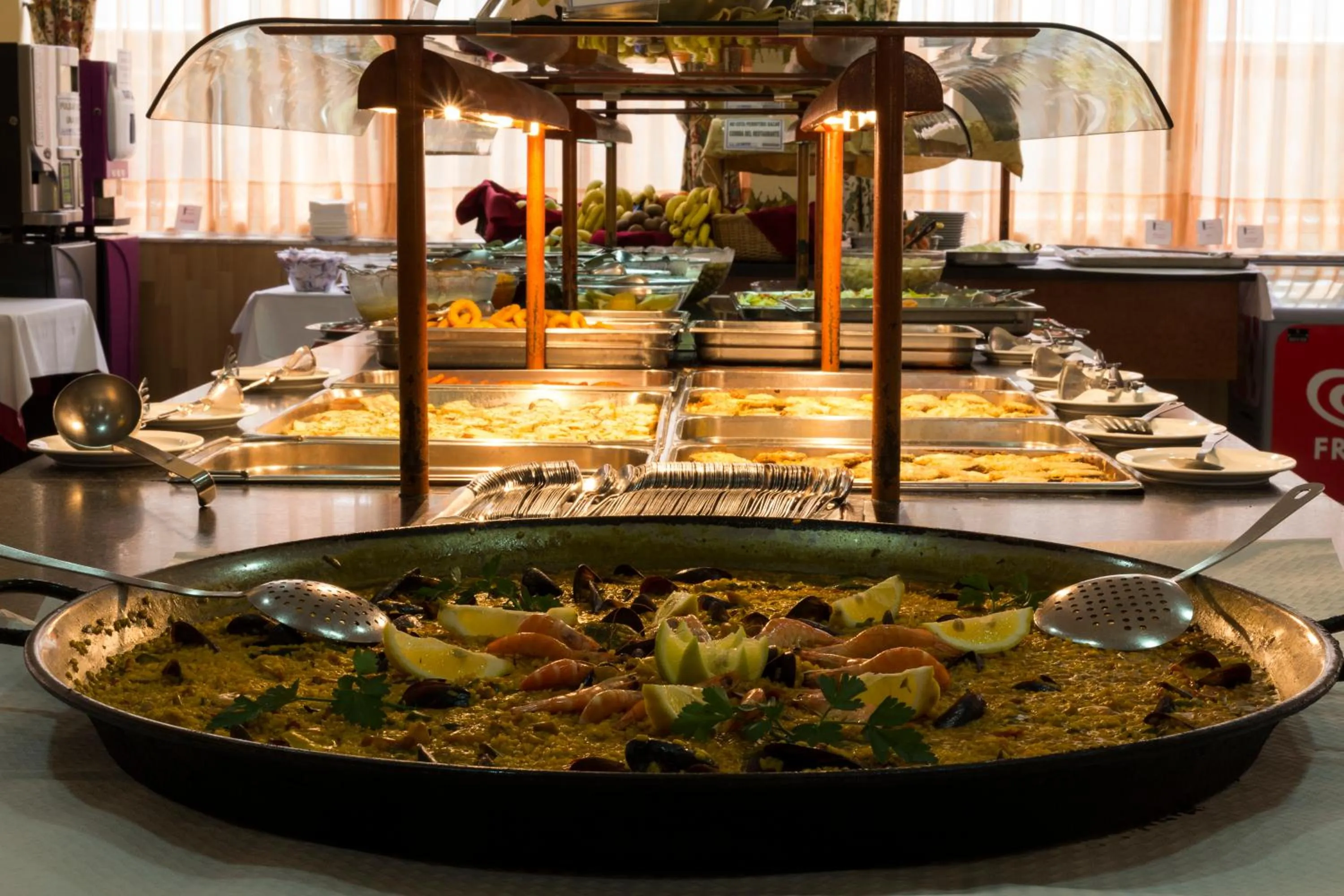 Food and drinks in Hotel La Rápita