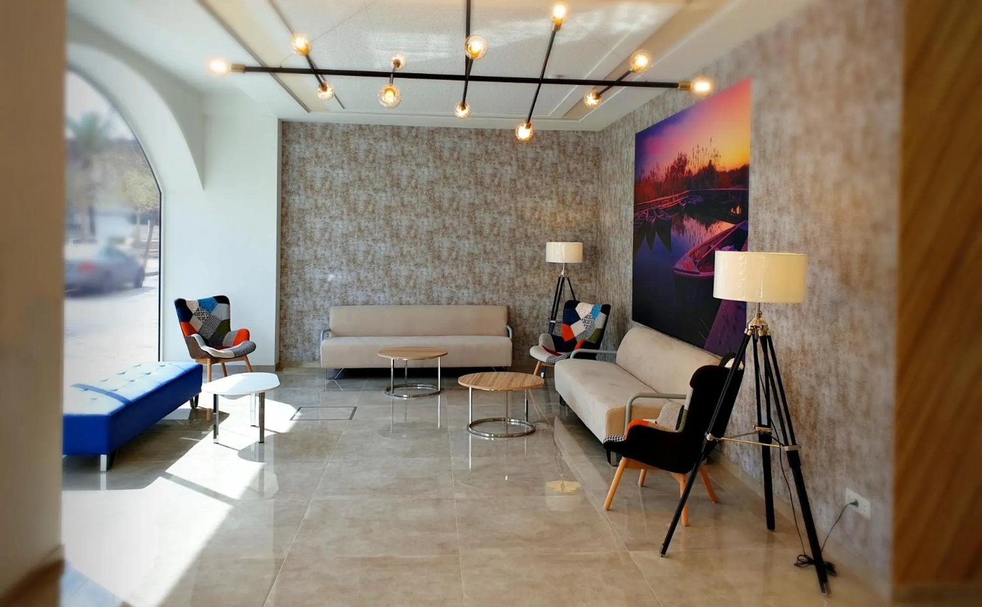 Lobby or reception in Hotel La Rápita