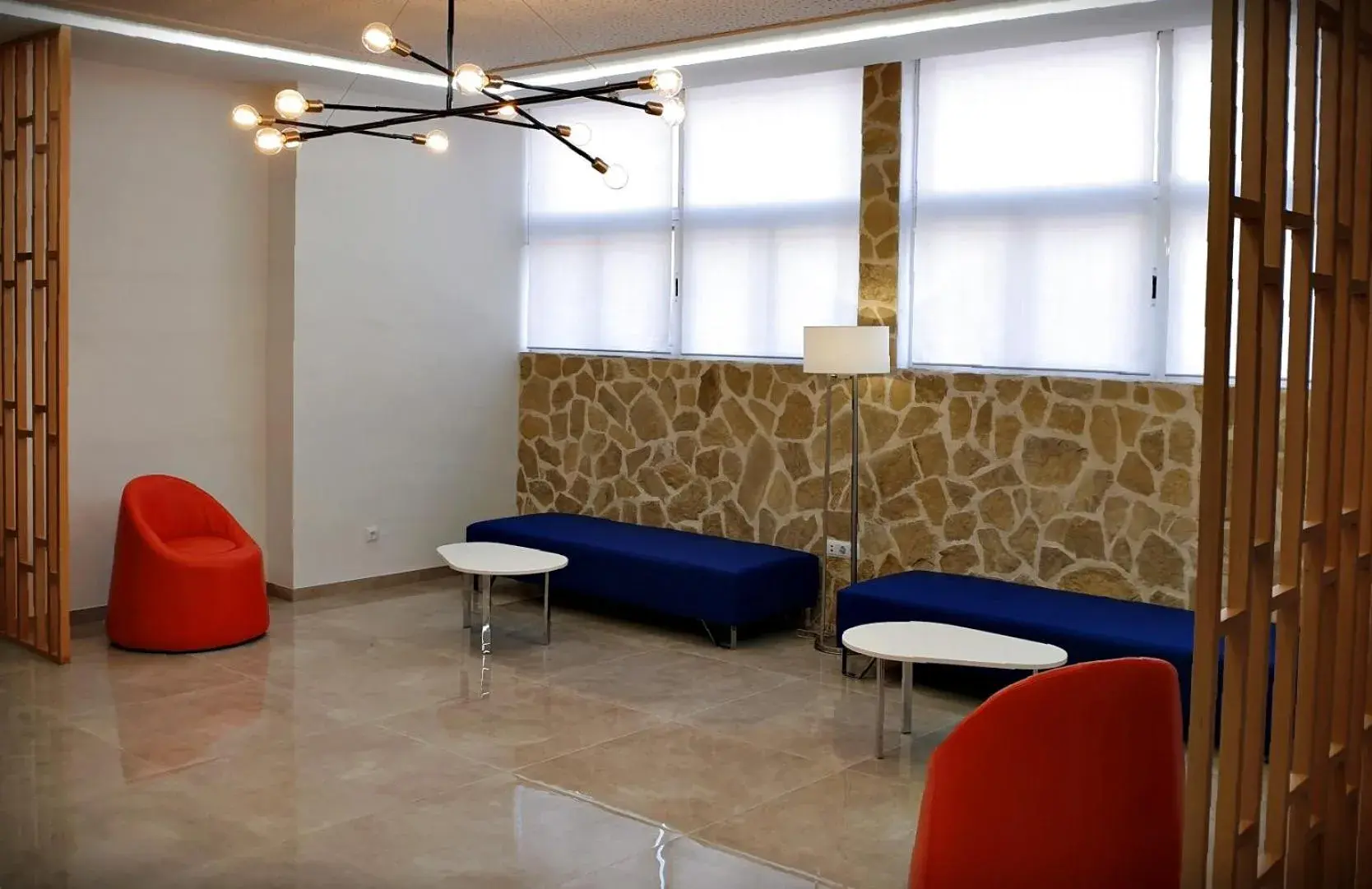 Lobby or reception in Hotel La Rápita Lobby or reception in Hotel La Rápita